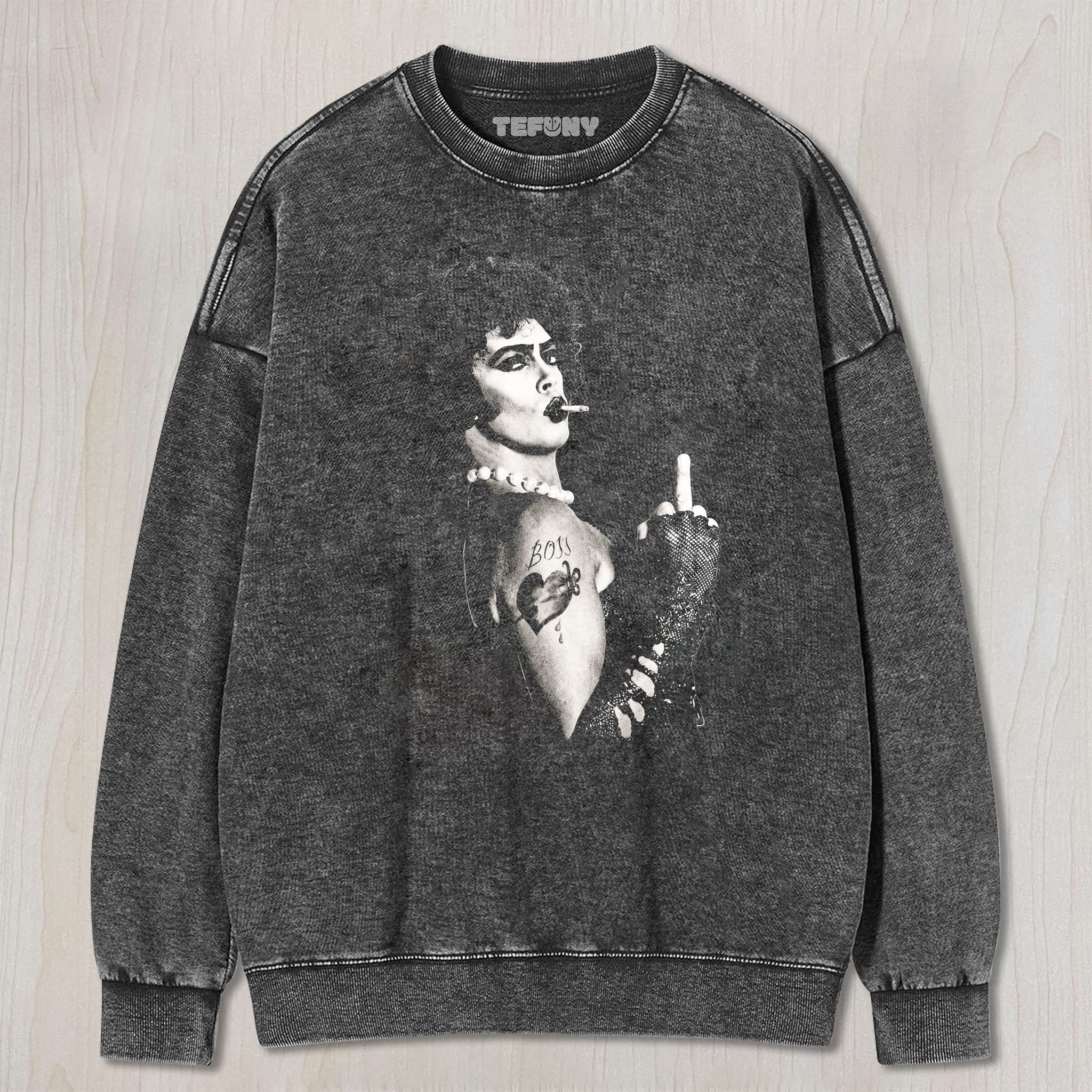 TIM CURRY ROCKY-HORROR V5 UNISEX TEE, TANK TOP, LAYERED LS, SWEATSHIRT & HOODIE