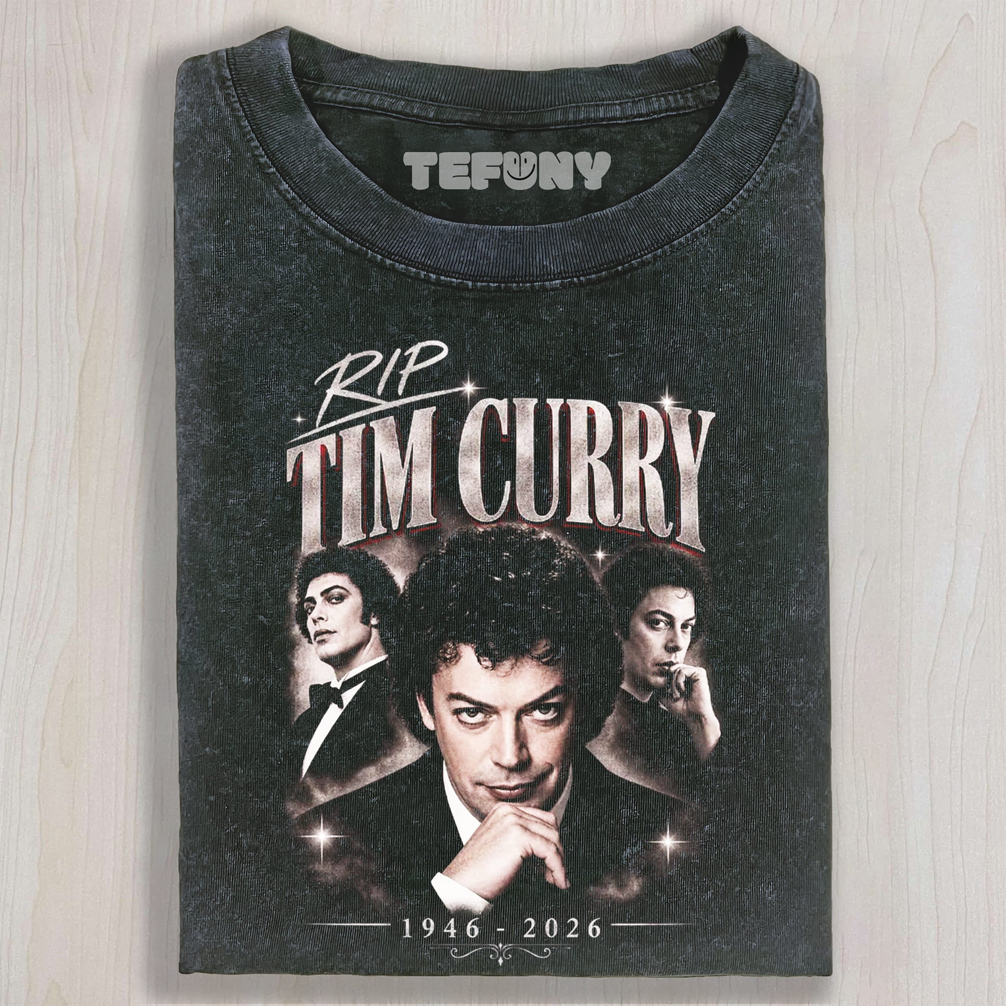 TIM CURRY V7 UNISEX TEE, TANK TOP, LAYERED LS, SWEATSHIRT & HOODIE