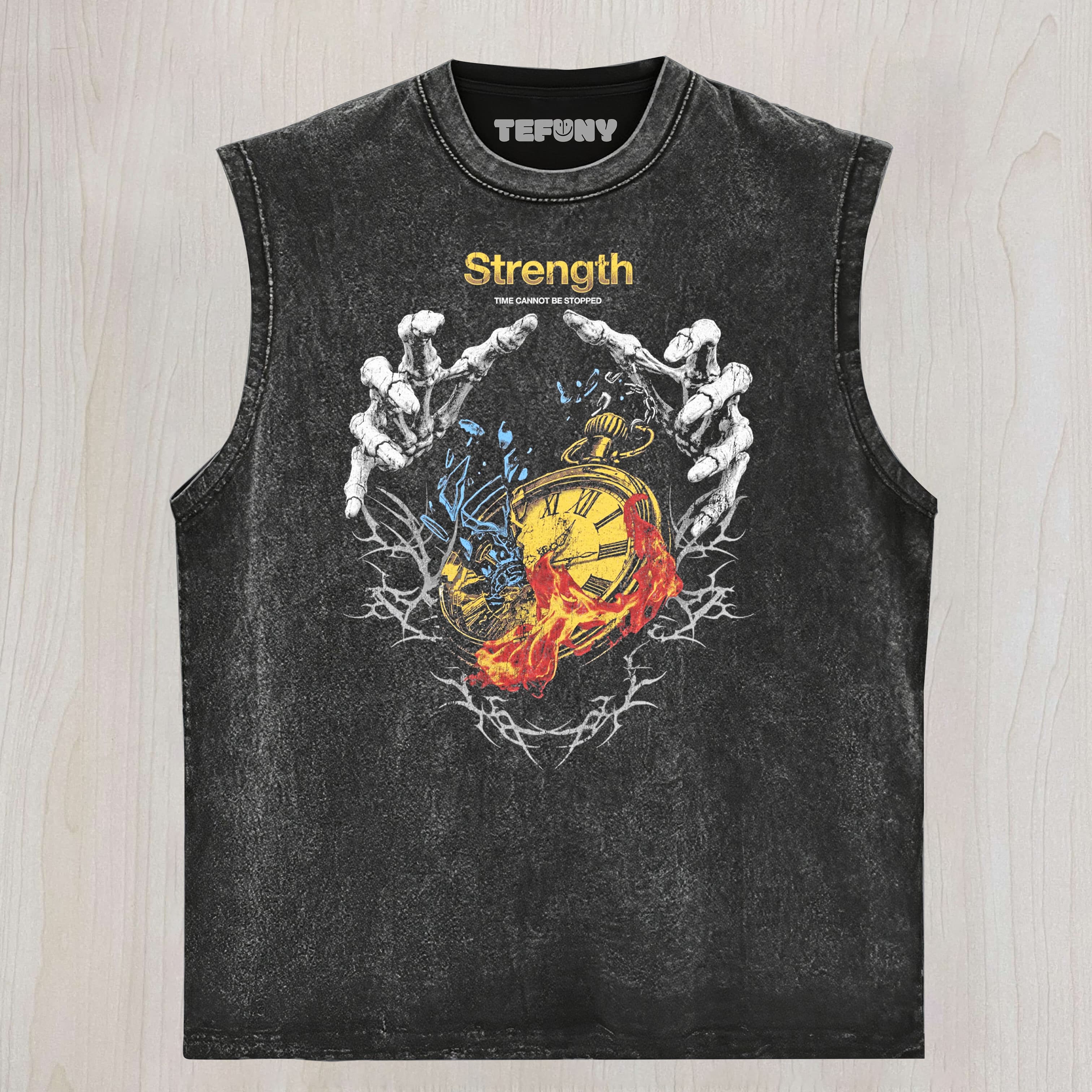 TIME BONE HAND UNISEX TEE, TANK TOP, LAYERED LS, SWEATSHIRT & HOODIE