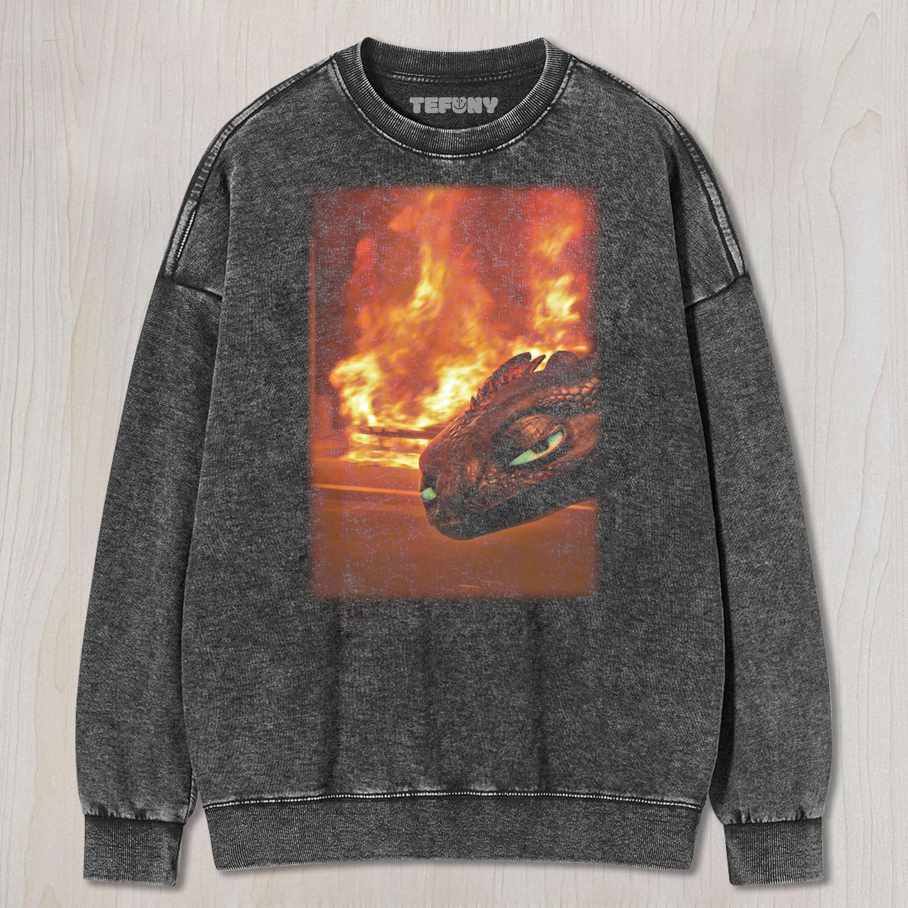 TOOTHLESS AT THE FIRE SCENE T-SHIRT