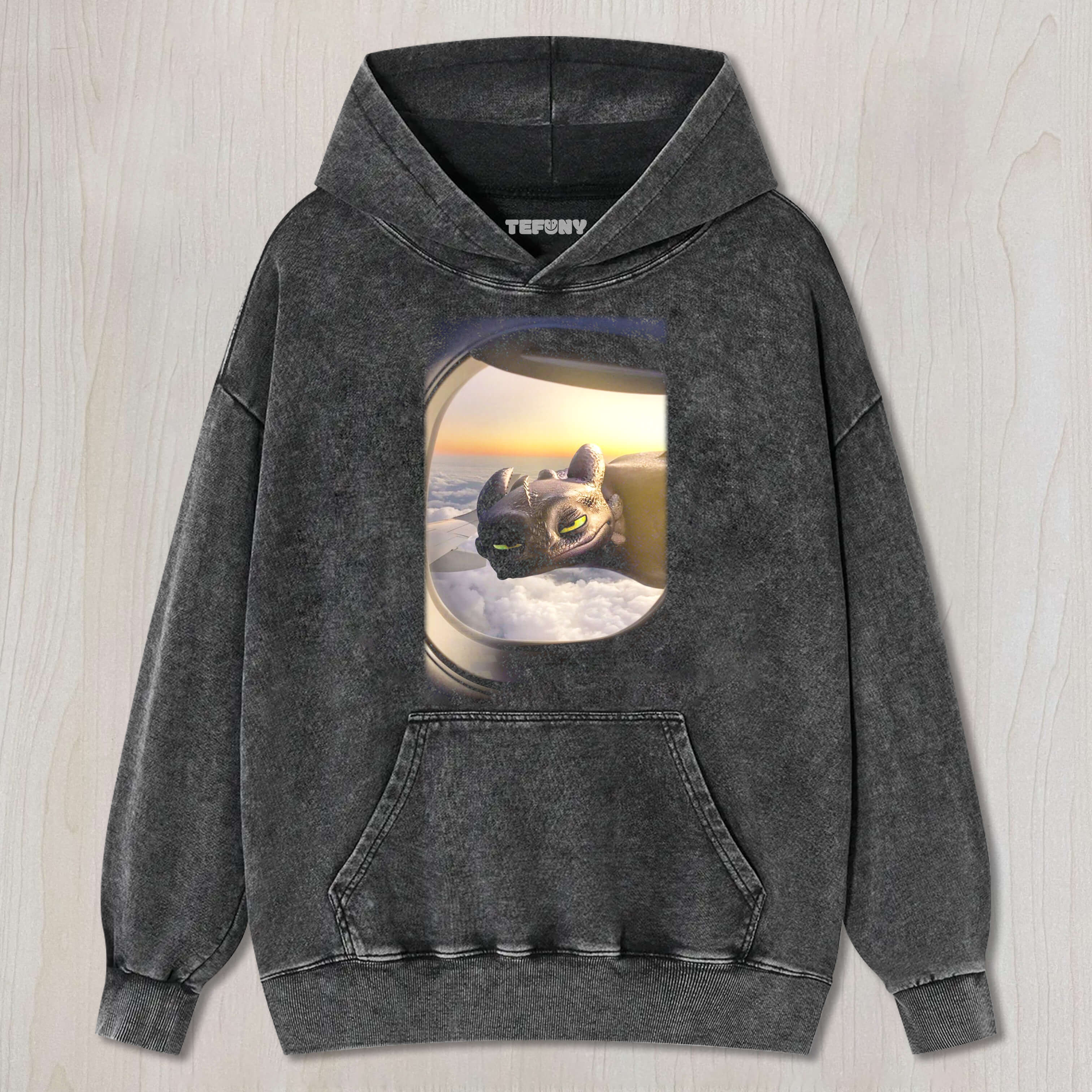 TOOTHLESS IS OUTSIDE THE PLANE T-SHIRT