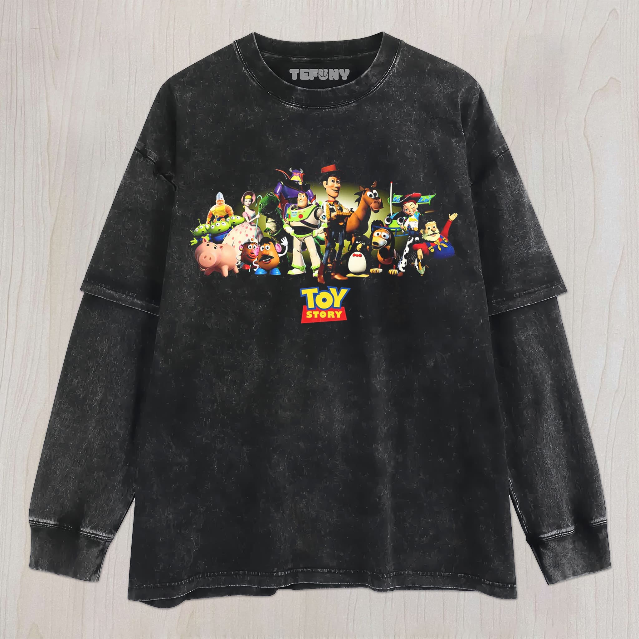 TOY CARTOON V15 UNISEX TEE, TANK TOP, LAYERED LS, SWEATSHIRT & HOODIE