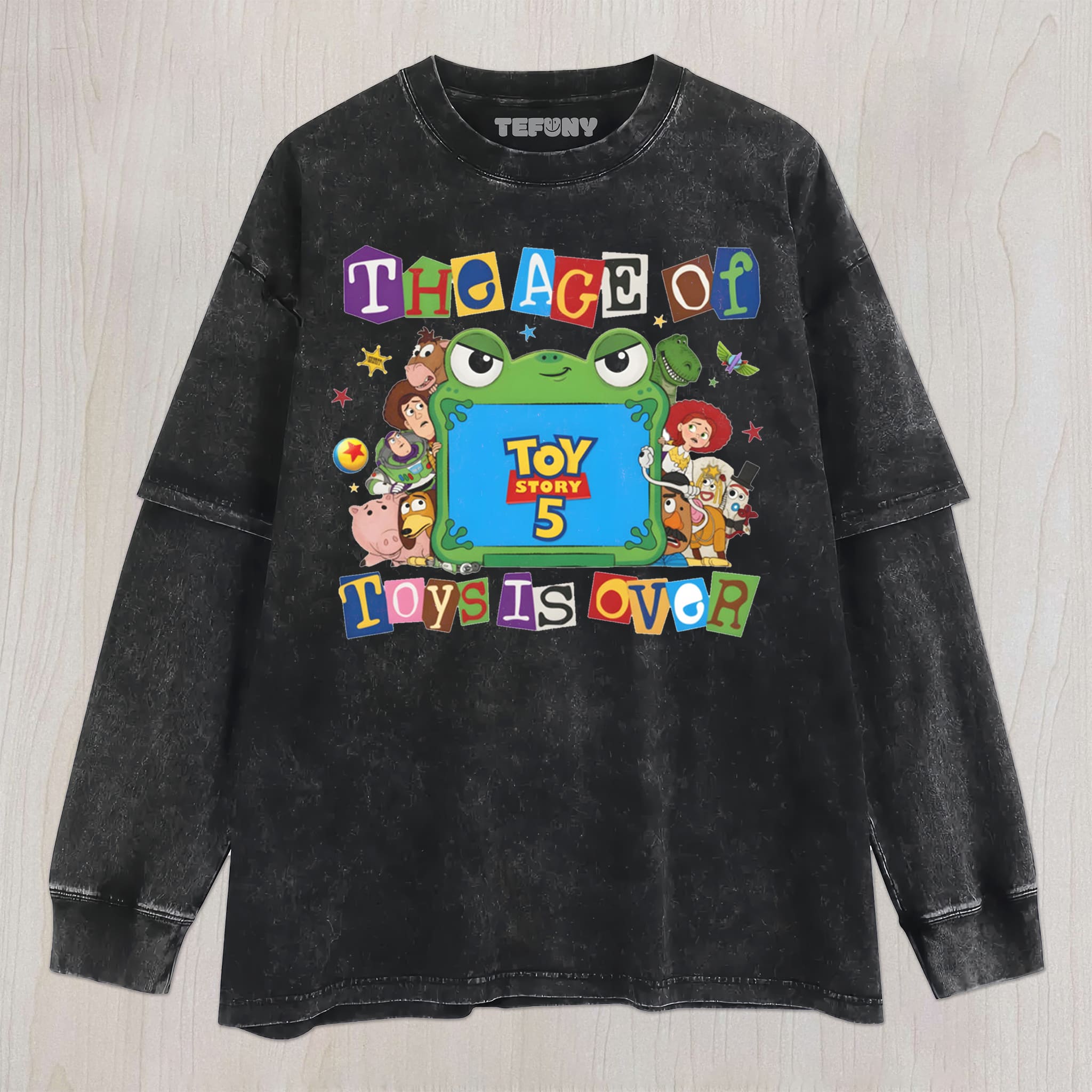 TOY CARTOON V16 UNISEX TEE, TANK TOP, LAYERED LS, SWEATSHIRT & HOODIE