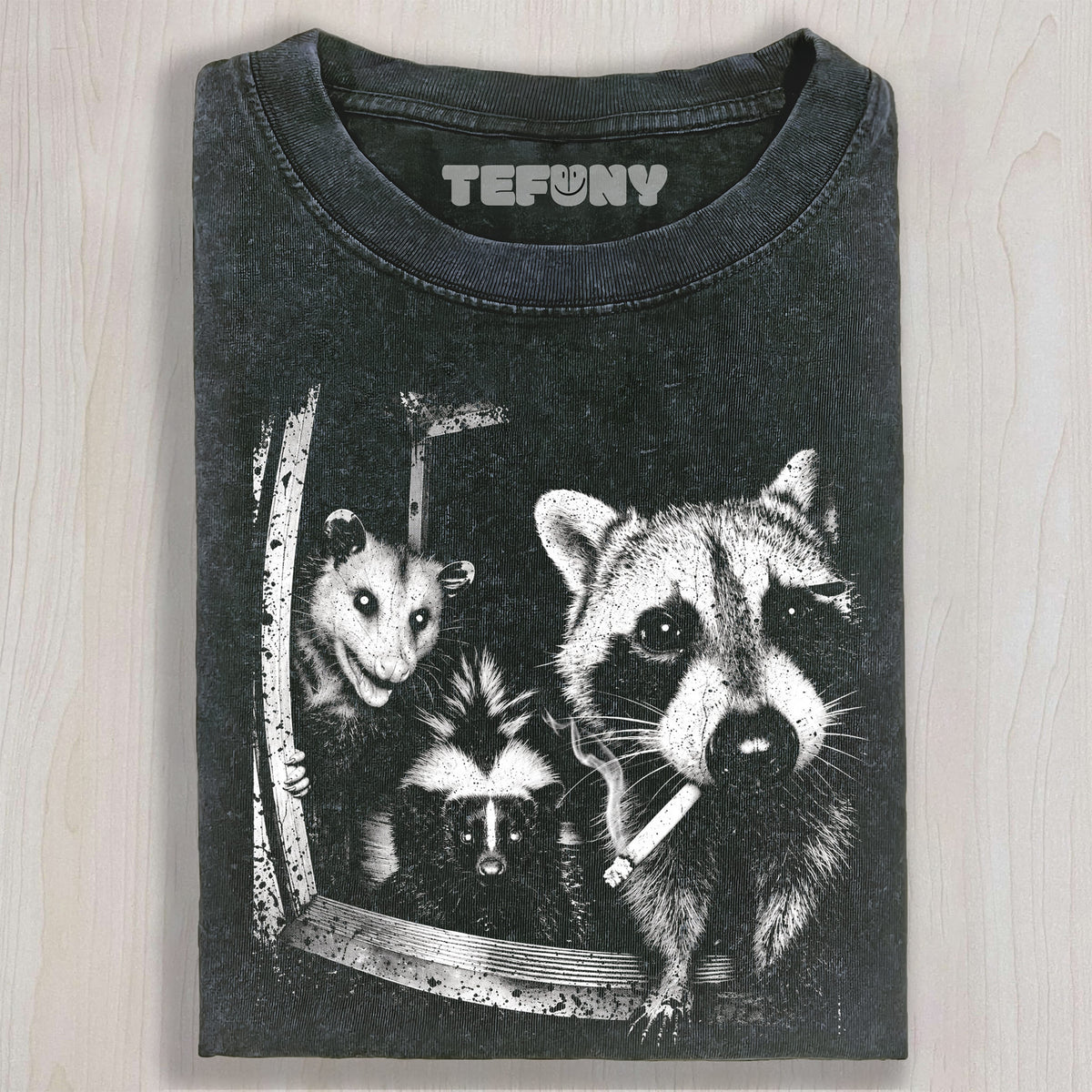 TRASH PANDA NIGHT CREW UNISEX TEE, TANK TOP, LAYERED LS, SWEATSHIRT & HOODIE