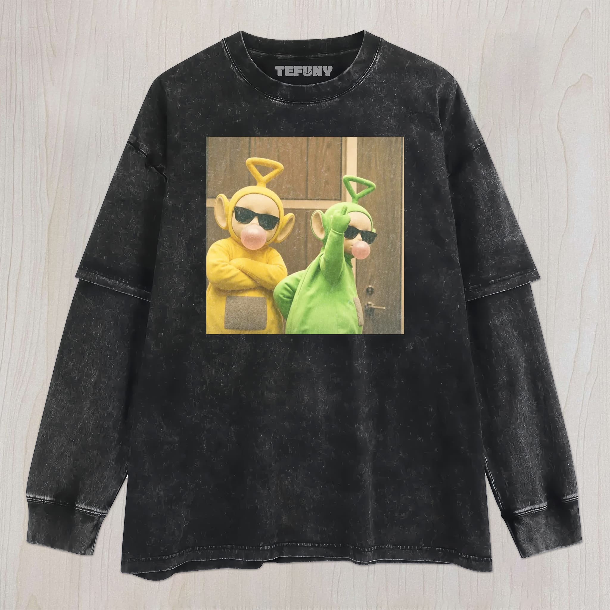 TUBBIES V11 UNISEX TEE, TANK TOP, LAYERED LS, SWEATSHIRT & HOODIE