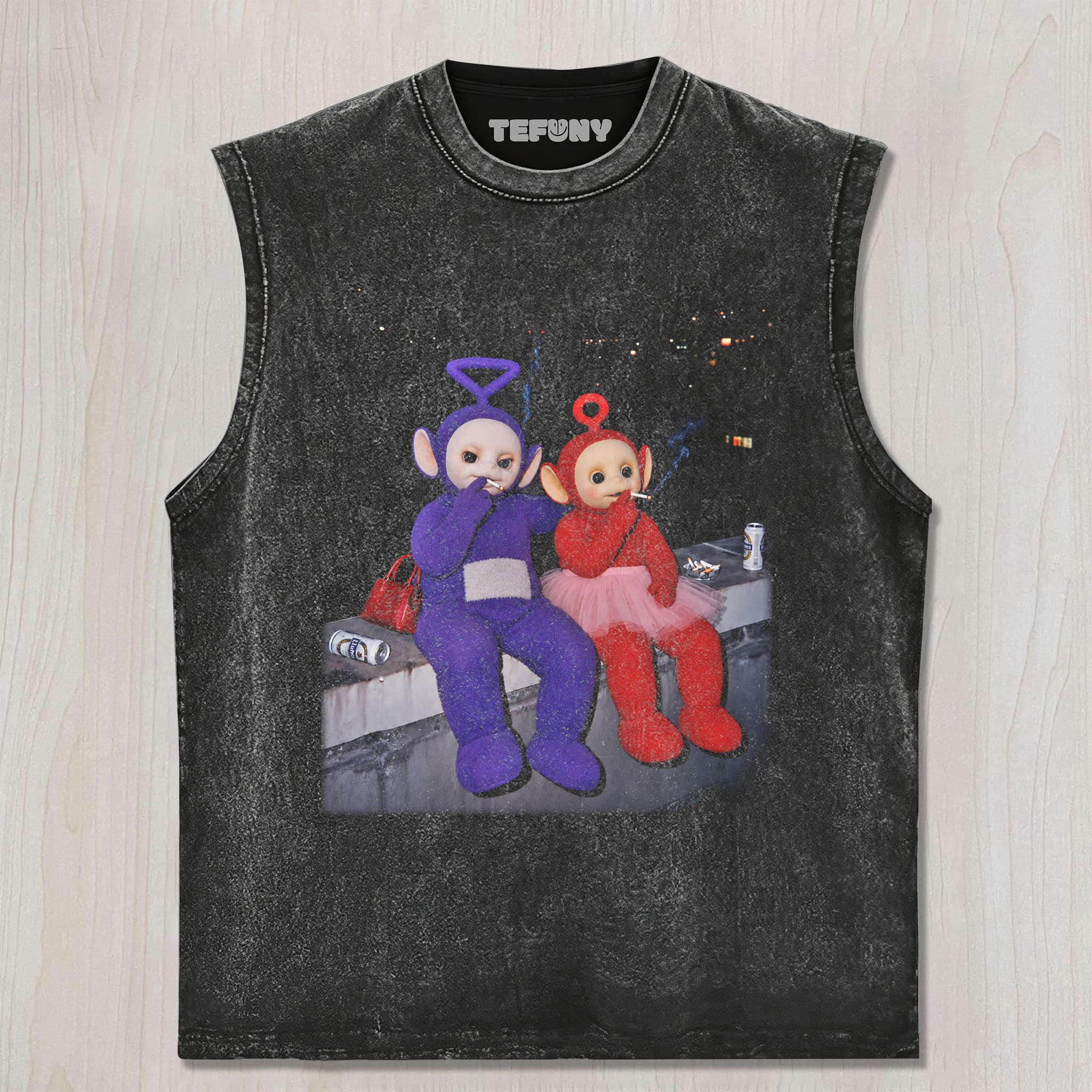 TUBBIES V16 UNISEX TEE, TANK TOP, LAYERED LS, SWEATSHIRT & HOODIE