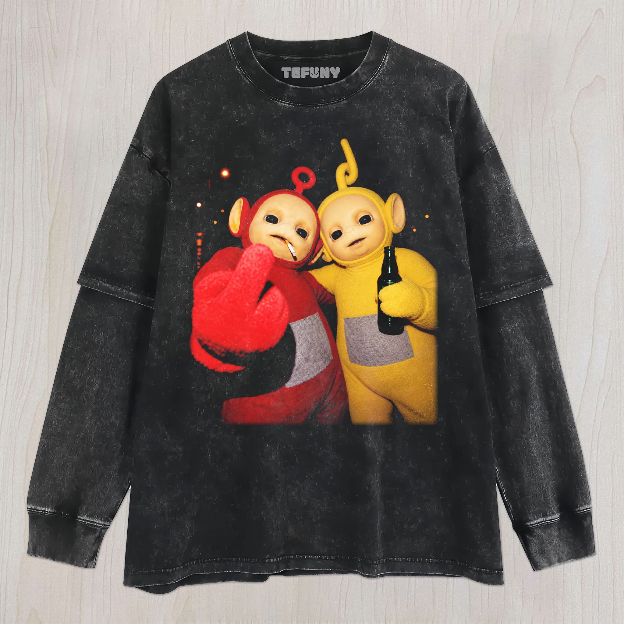 TUBBIES V29 UNISEX TEE, TANK TOP, LAYERED LS, SWEATSHIRT & HOODIE