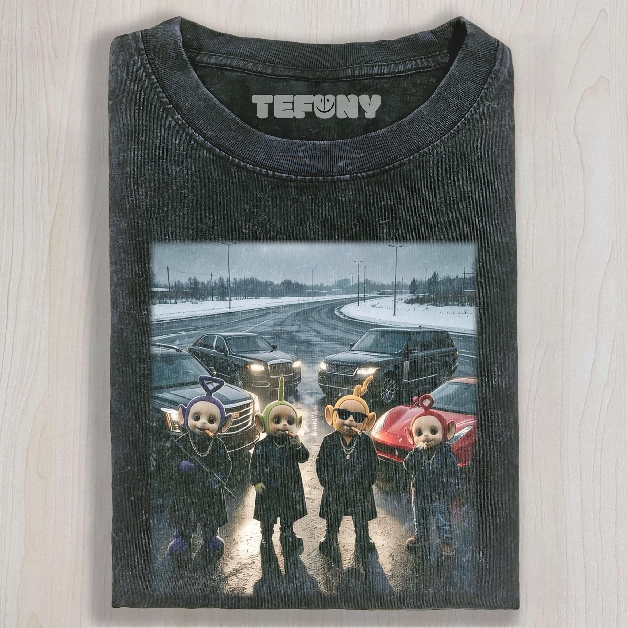 TUBBIES V2 UNISEX TEE, TANK TOP, LAYERED LS, SWEATSHIRT & HOODIE