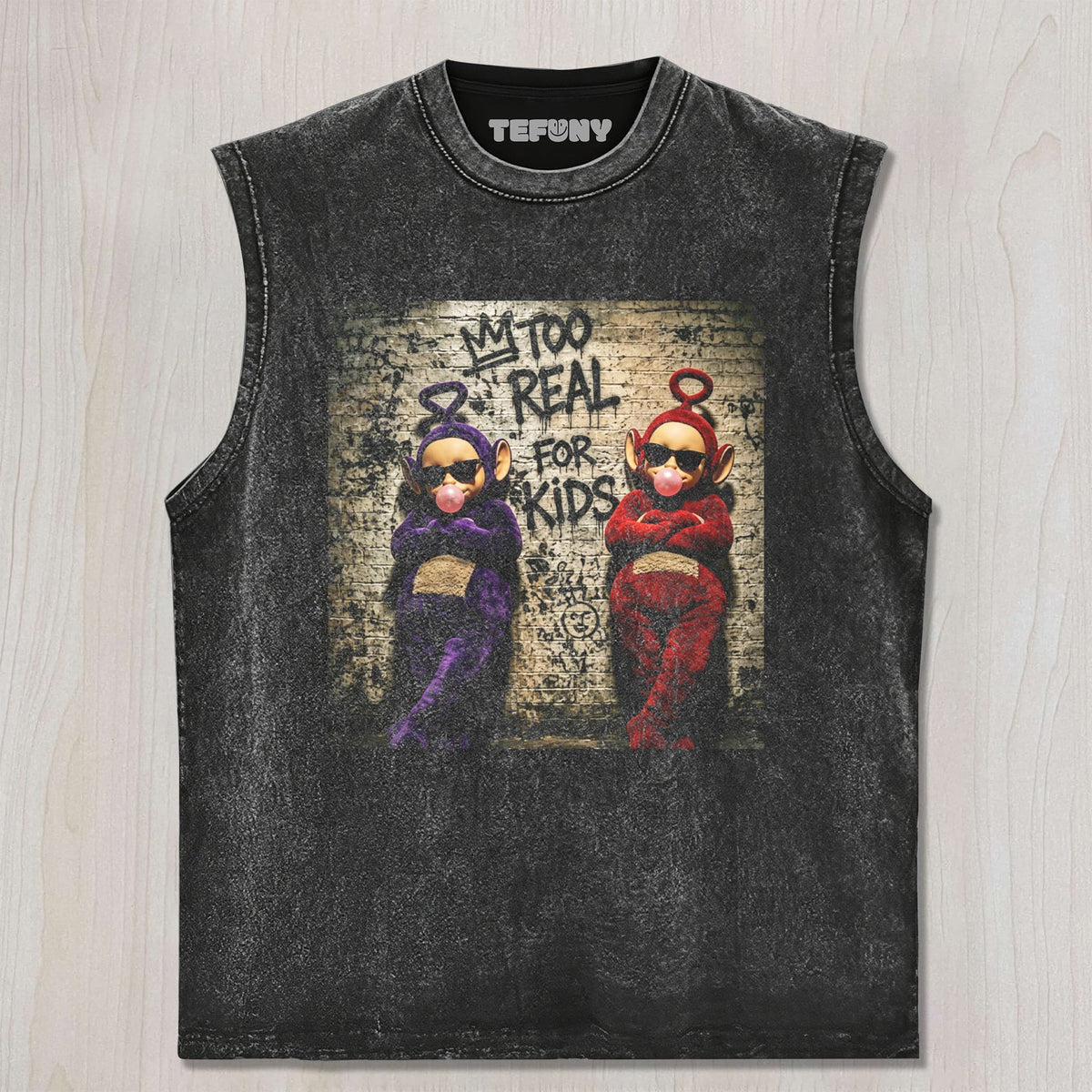 TUBBIES V30 UNISEX TEE, TANK TOP, LAYERED LS, SWEATSHIRT & HOODIE