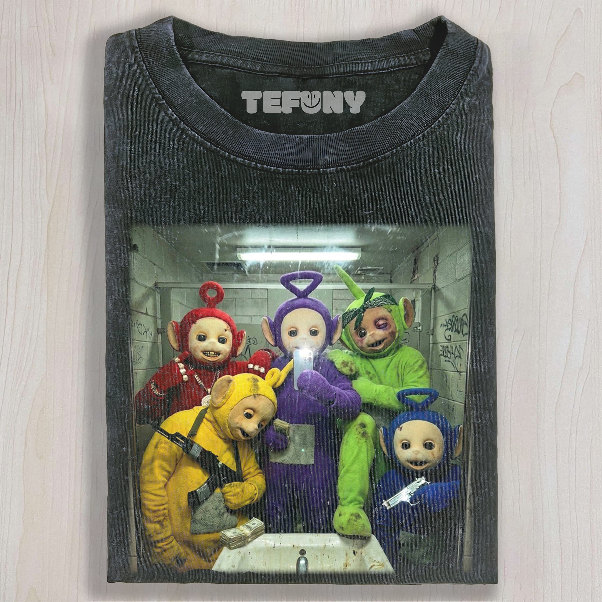 TUBBIES V5 UNISEX TEE, TANK TOP, LAYERED LS, SWEATSHIRT & HOODIE