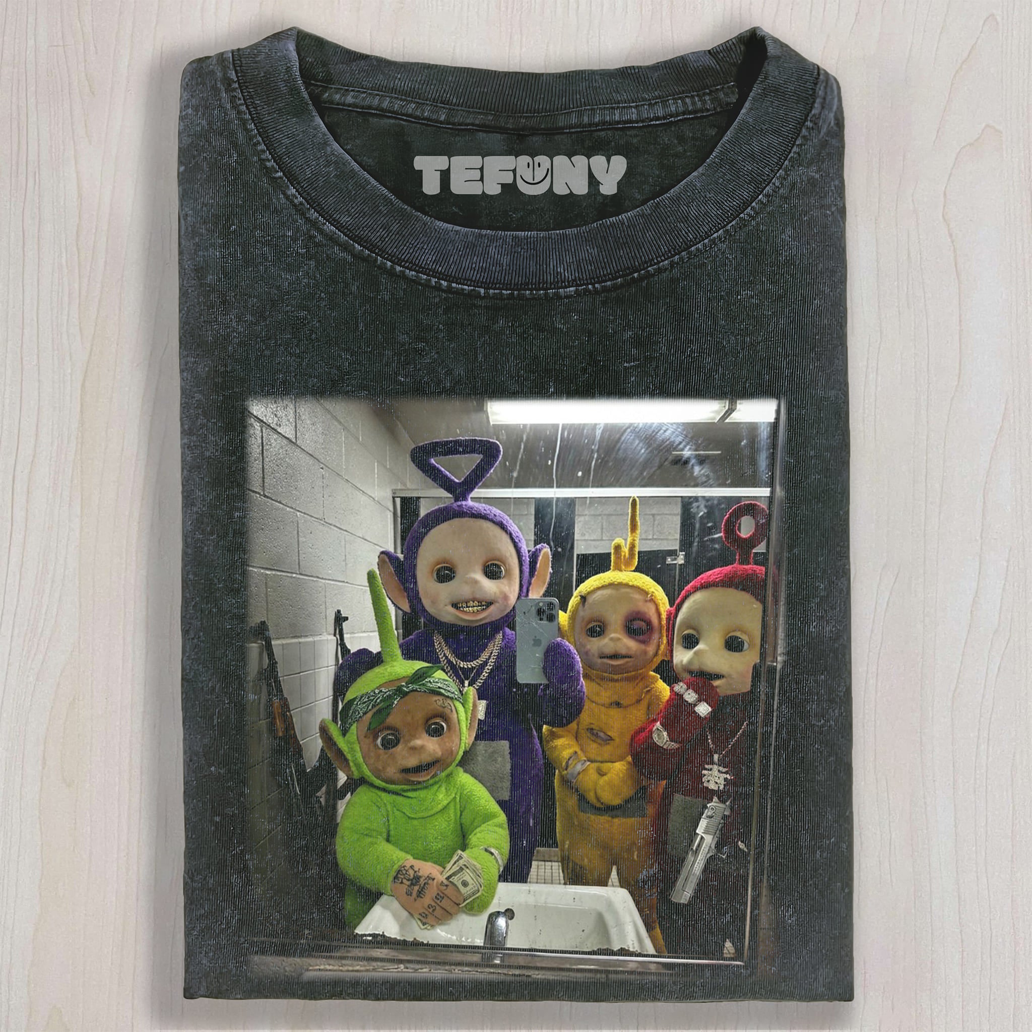 TUBBIES V6 UNISEX TEE, TANK TOP, LAYERED LS, SWEATSHIRT & HOODIE