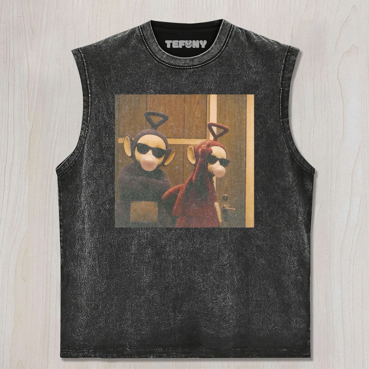 TUBBIES V8 UNISEX TEE, TANK TOP, LAYERED LS, SWEATSHIRT & HOODIE