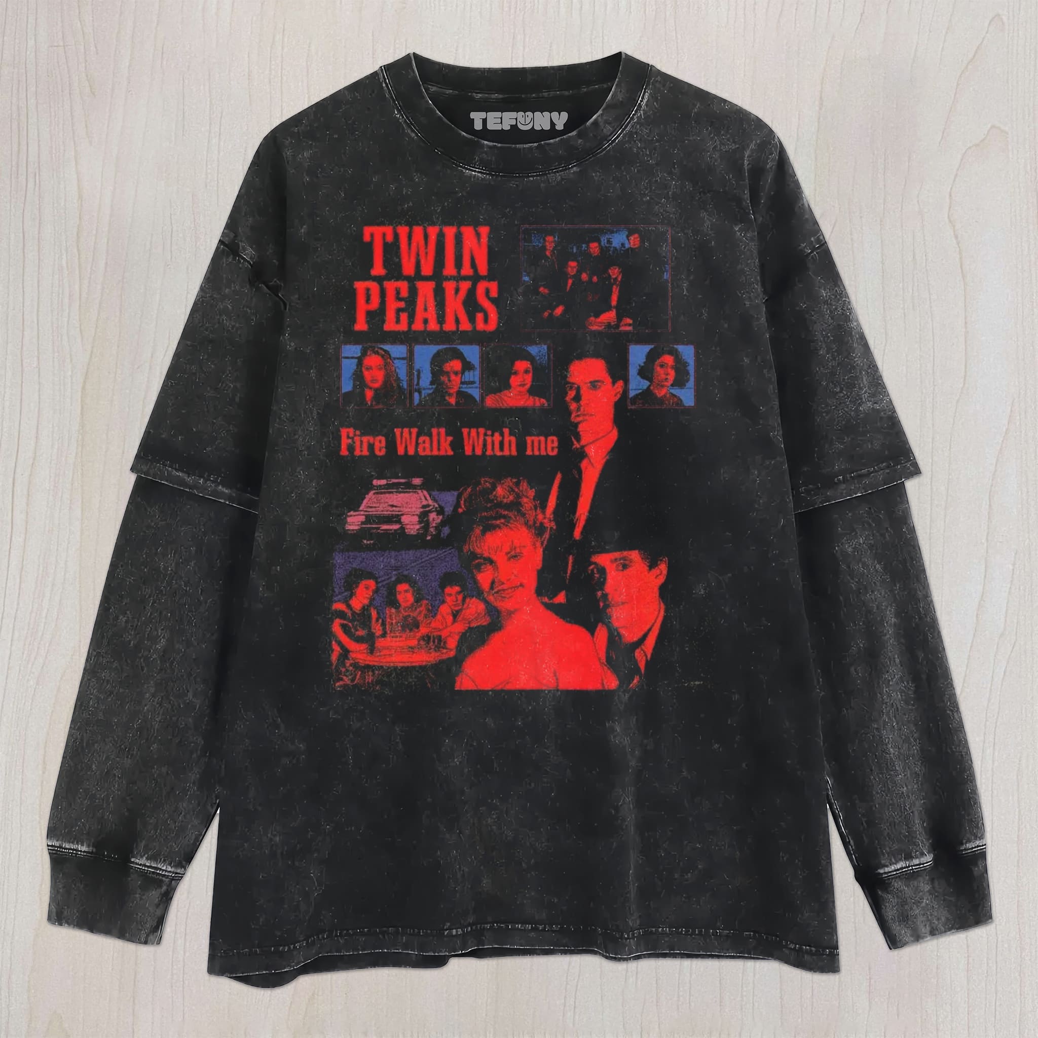 TWIN PEAKS FIRE WALK WITH ME V6 UNISEX TEE, TANK TOP, LAYERED LS, SWEATSHIRT & HOODIE