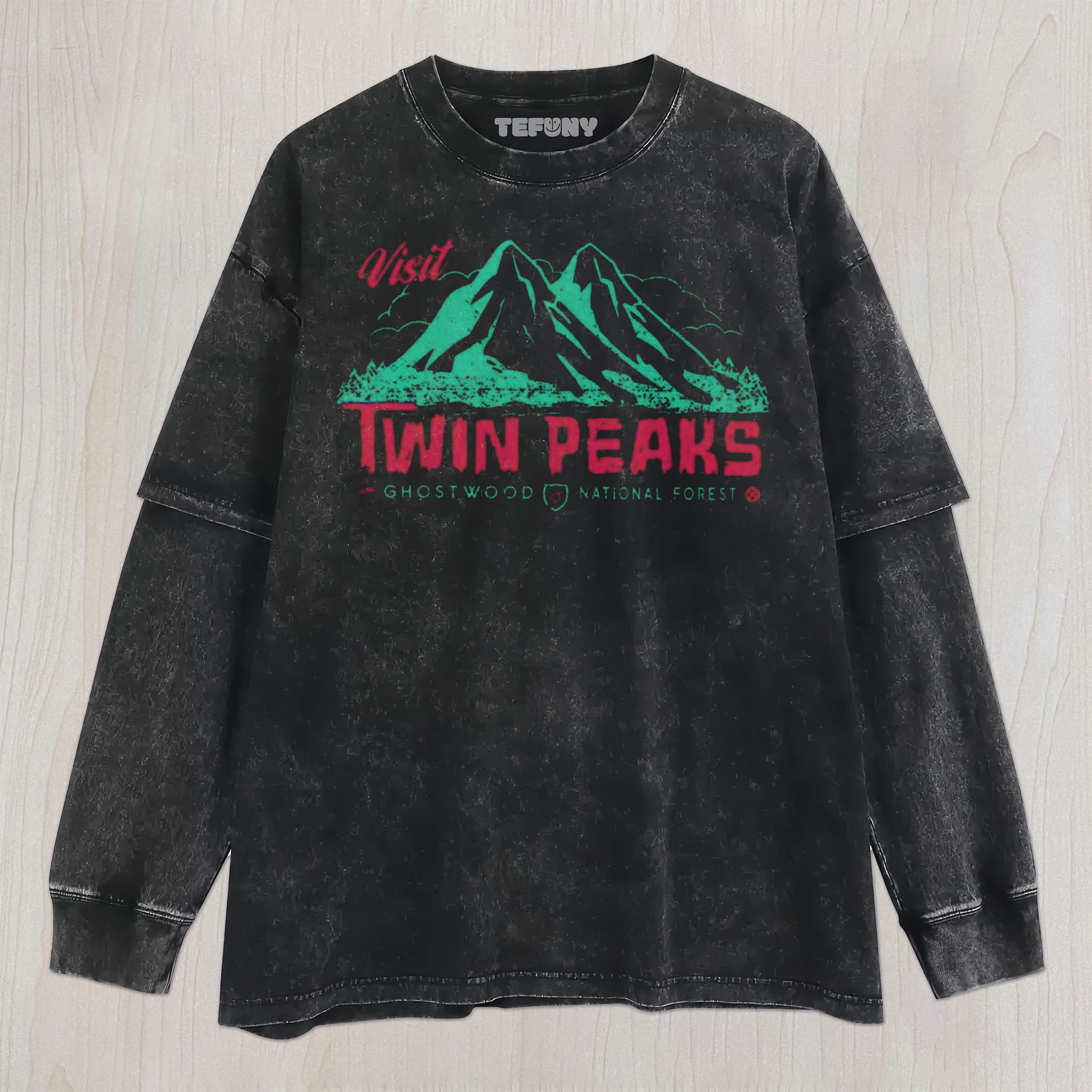 TWIN PEAKS FIRE WALK WITH ME V8 UNISEX TEE, TANK TOP, LAYERED LS, SWEATSHIRT & HOODIE