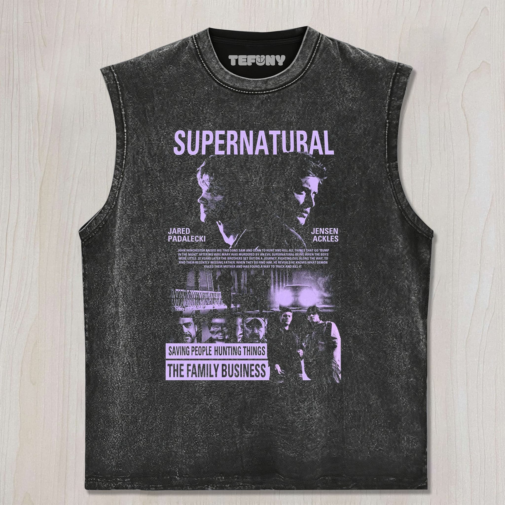 TWO BROTHERS PURPLE RETRO UNISEX TEE, TANK TOP, LAYERED LS, SWEATSHIRT & HOODIE
