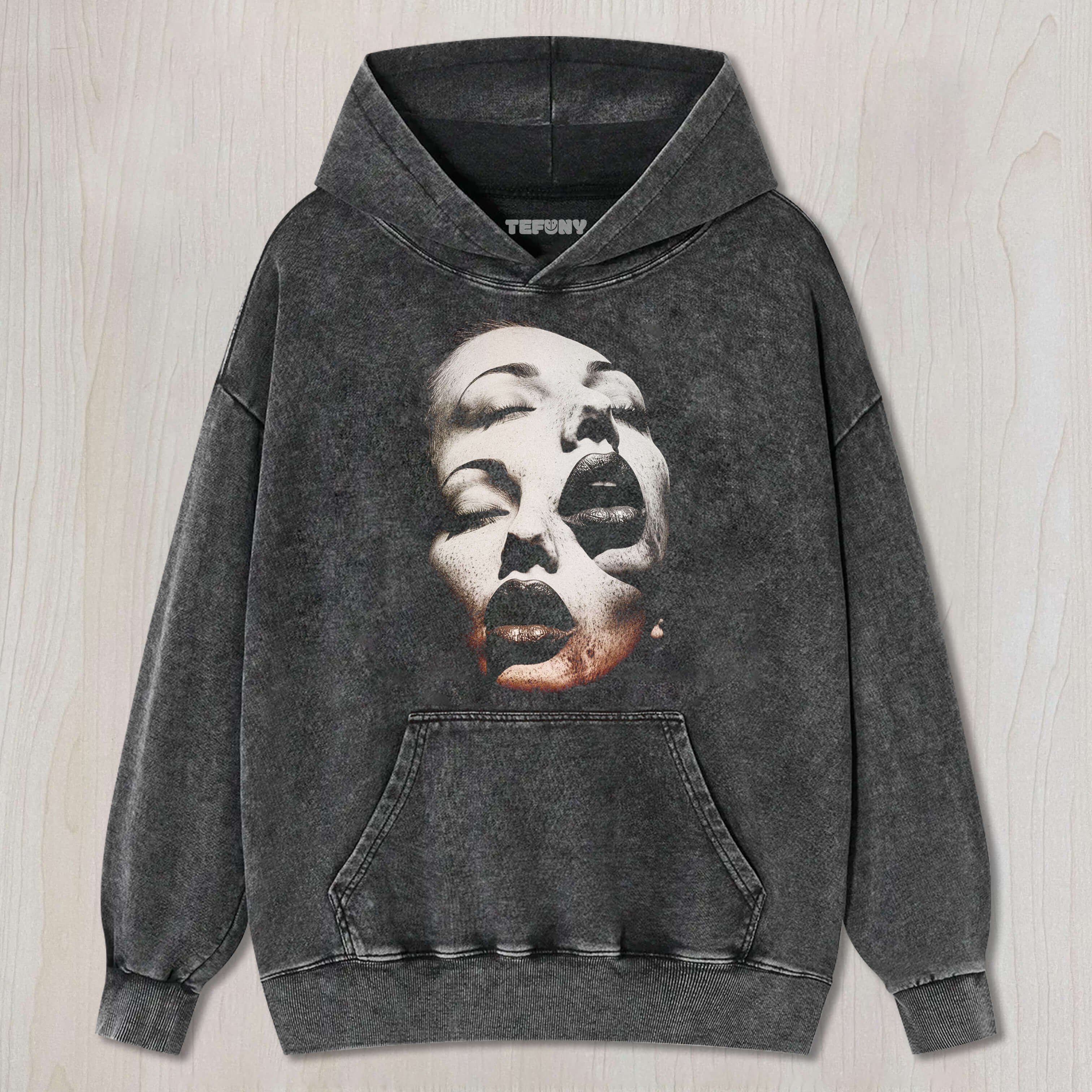 TWO FACES SUPERIMPOSED T-SHIRT & LONG SLEEVES & HOODIES