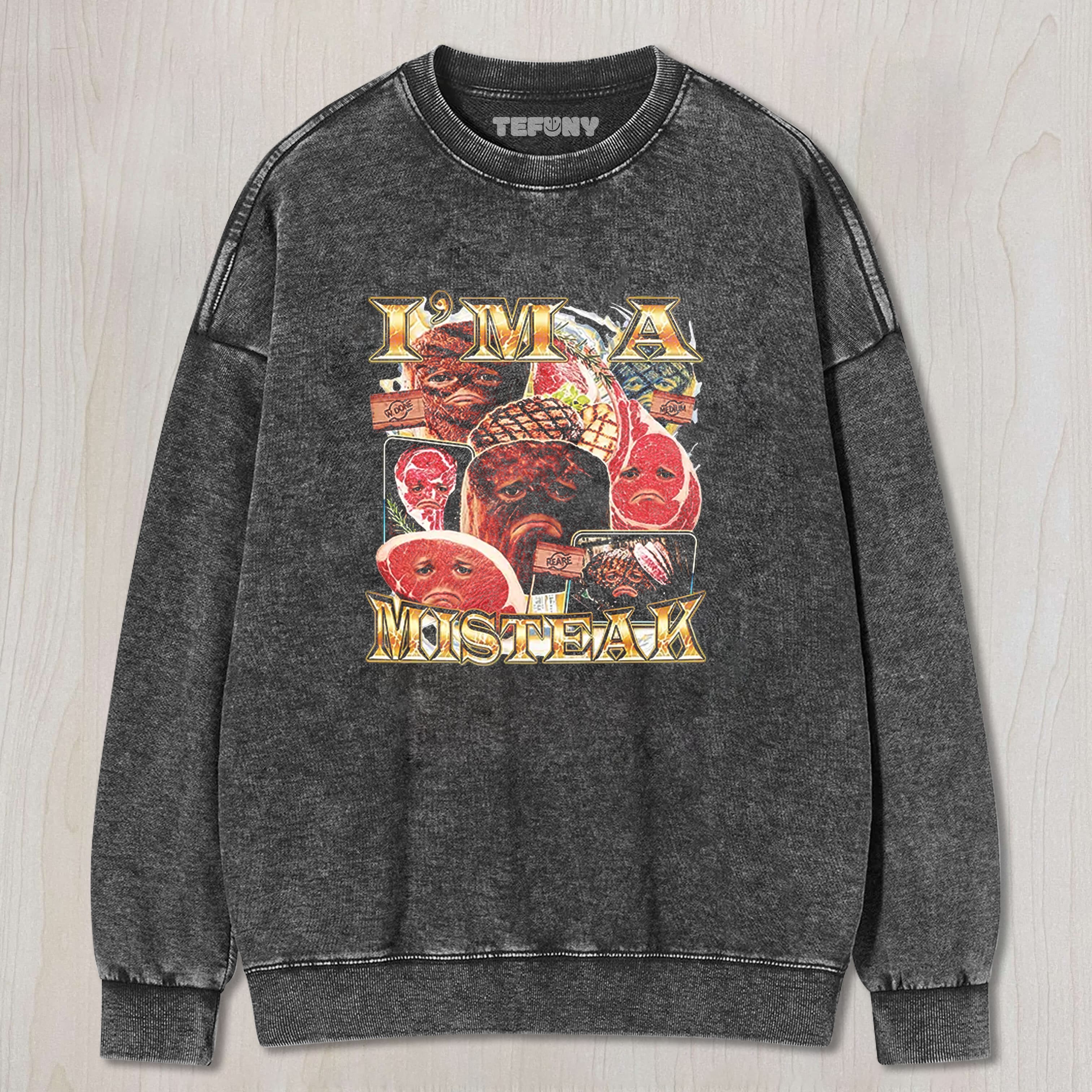 TOKYOCANVAS I'M A MISTEAK WASHED T-SHIRT