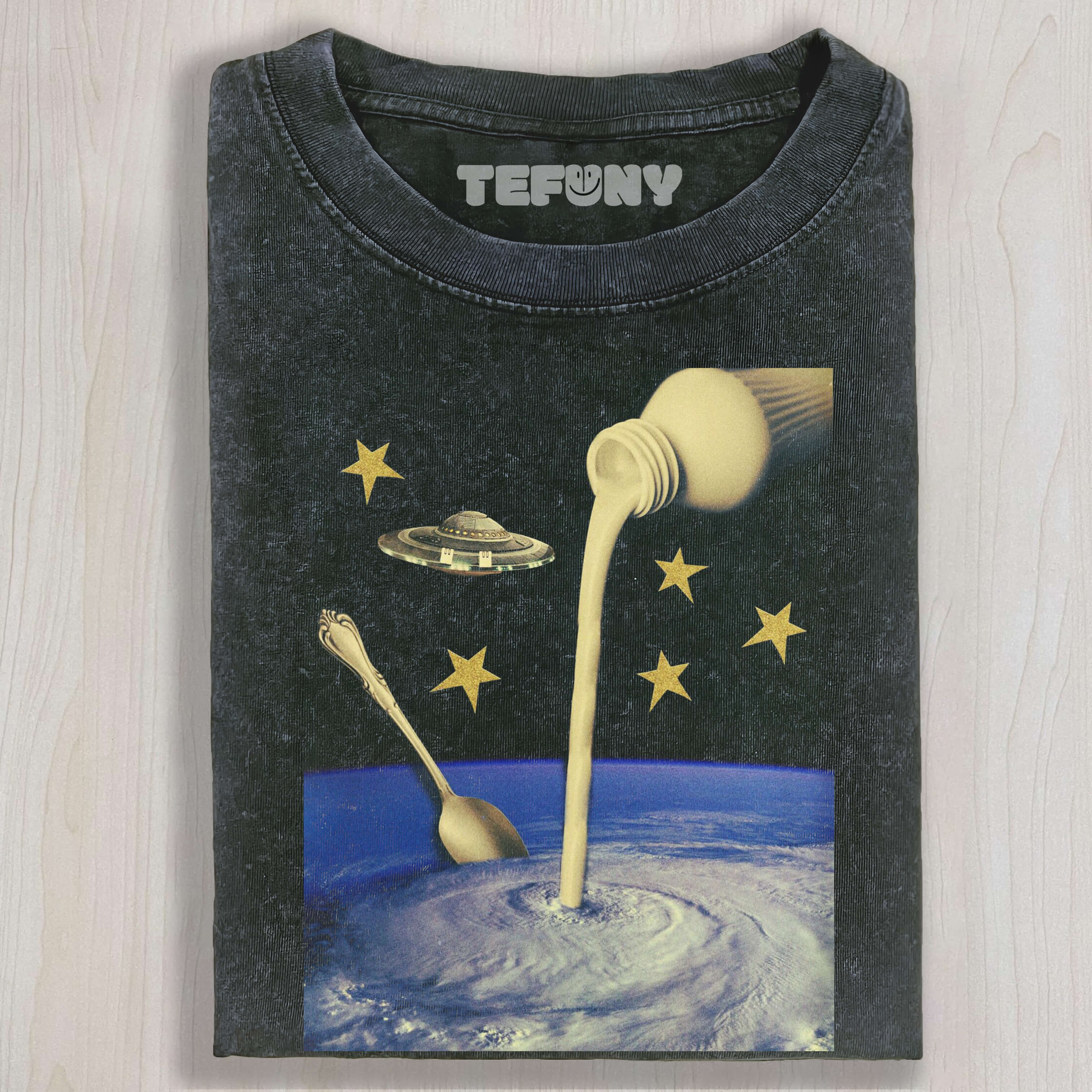 UFO USES CLOUDS TO MAKE BEVERAGES TEE & SWEAT & HOOD