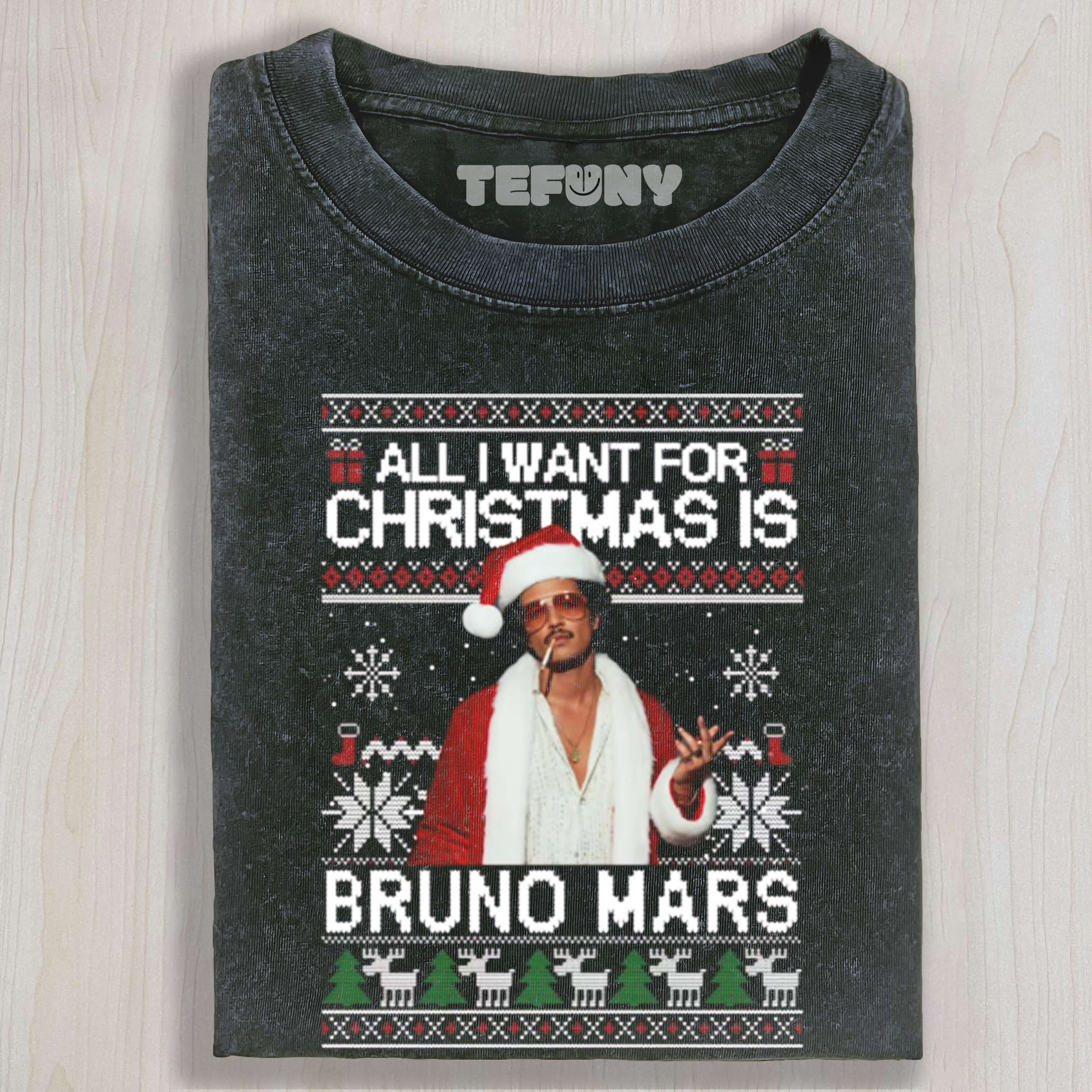 UGLY CHRISTMAS BRUNO MARS TEE & SWEAT & HOOD