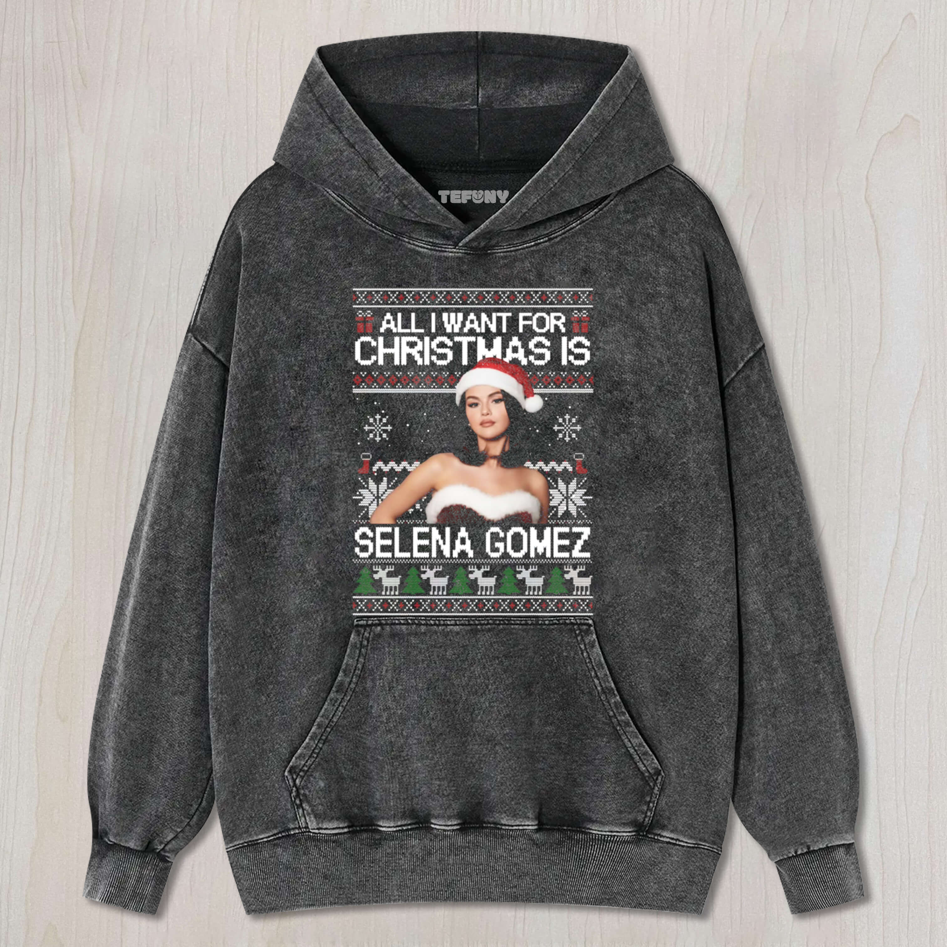 UGLY CHRISTMAS SELENA GOMEZ TEE & SWEAT & HOOD