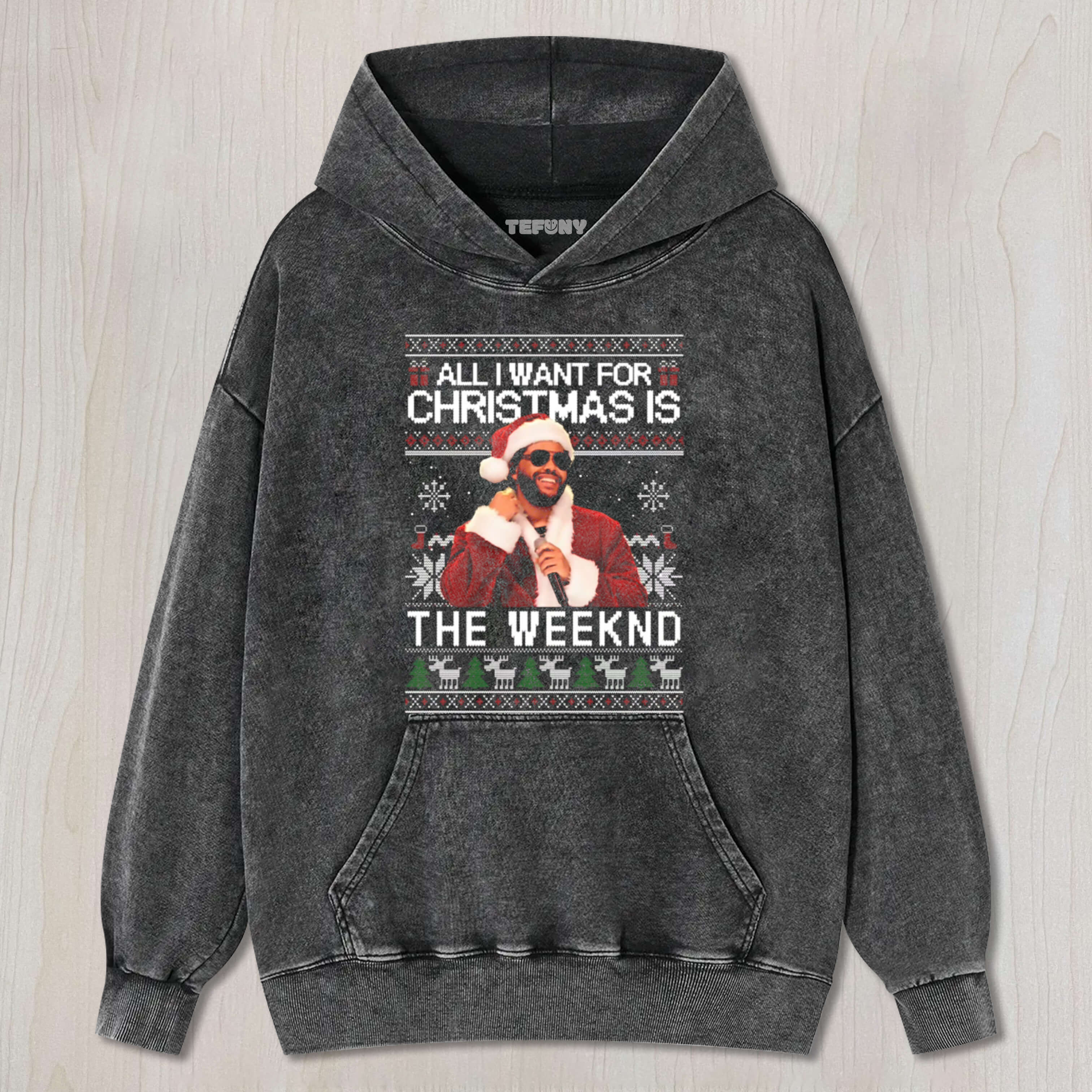 UGLY CHRISTMAS THE WEEKND TEE & SWEAT & HOOD
