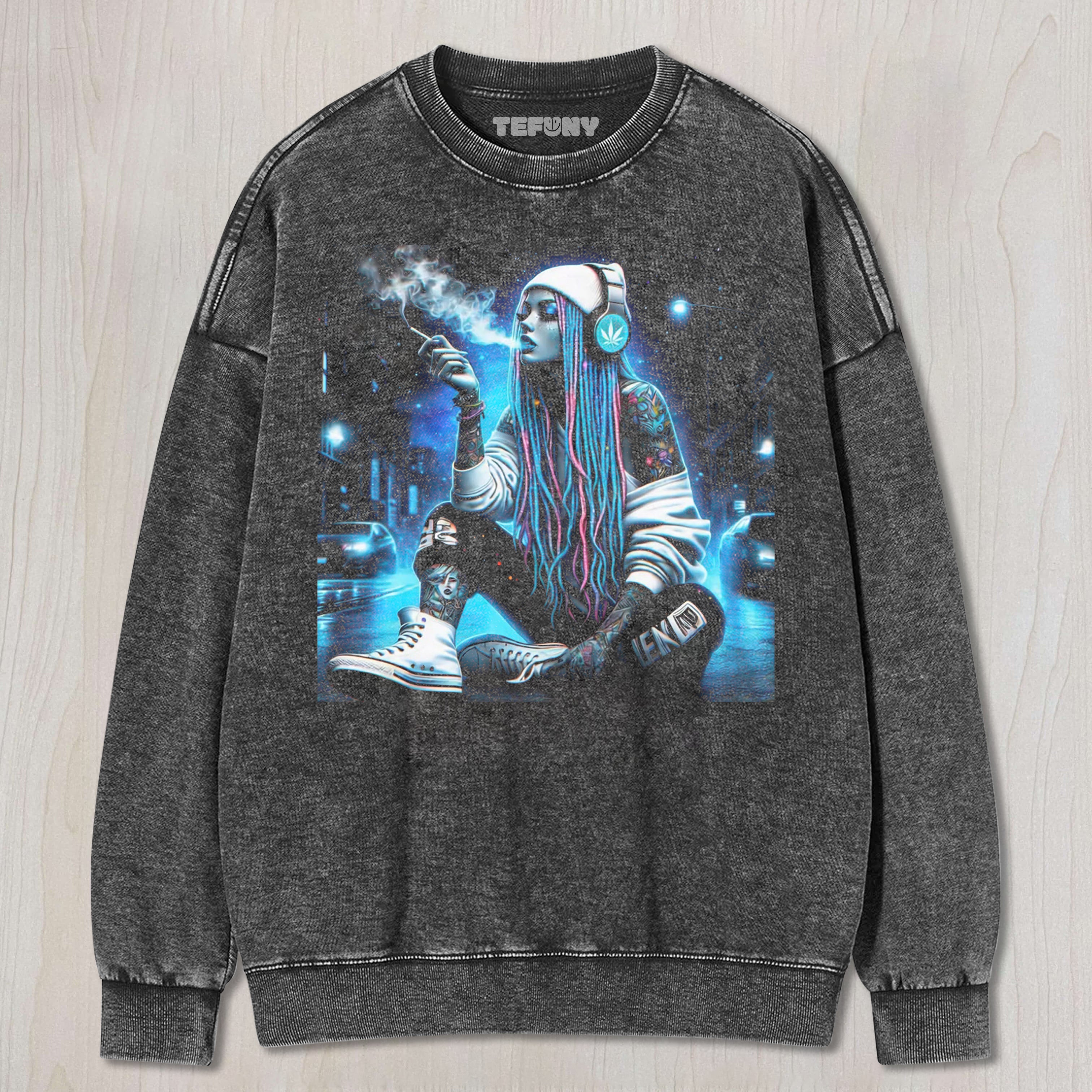 A URBAN SMOKING WOMEN TEE & SWEAT & HOOD