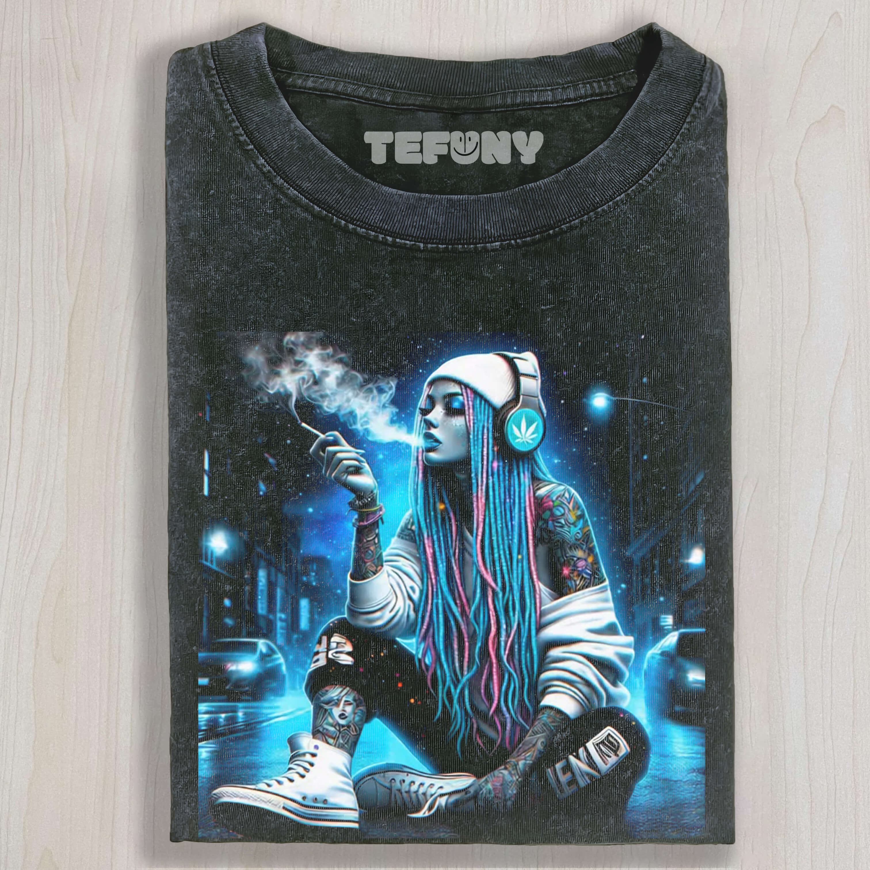 A URBAN SMOKING WOMEN TEE & SWEAT & HOOD