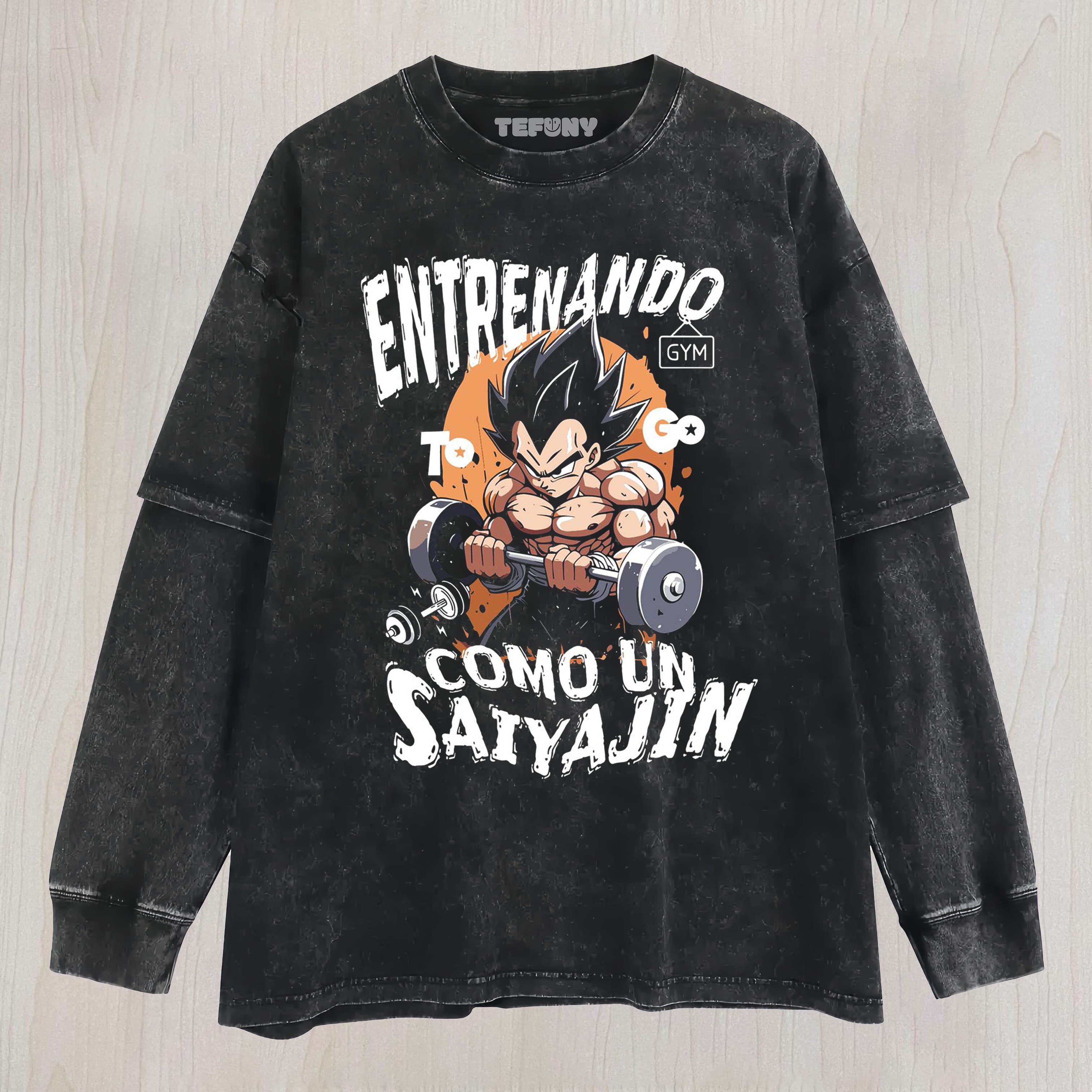 VEGETA GYM LAYERED LONG SLEEVE
