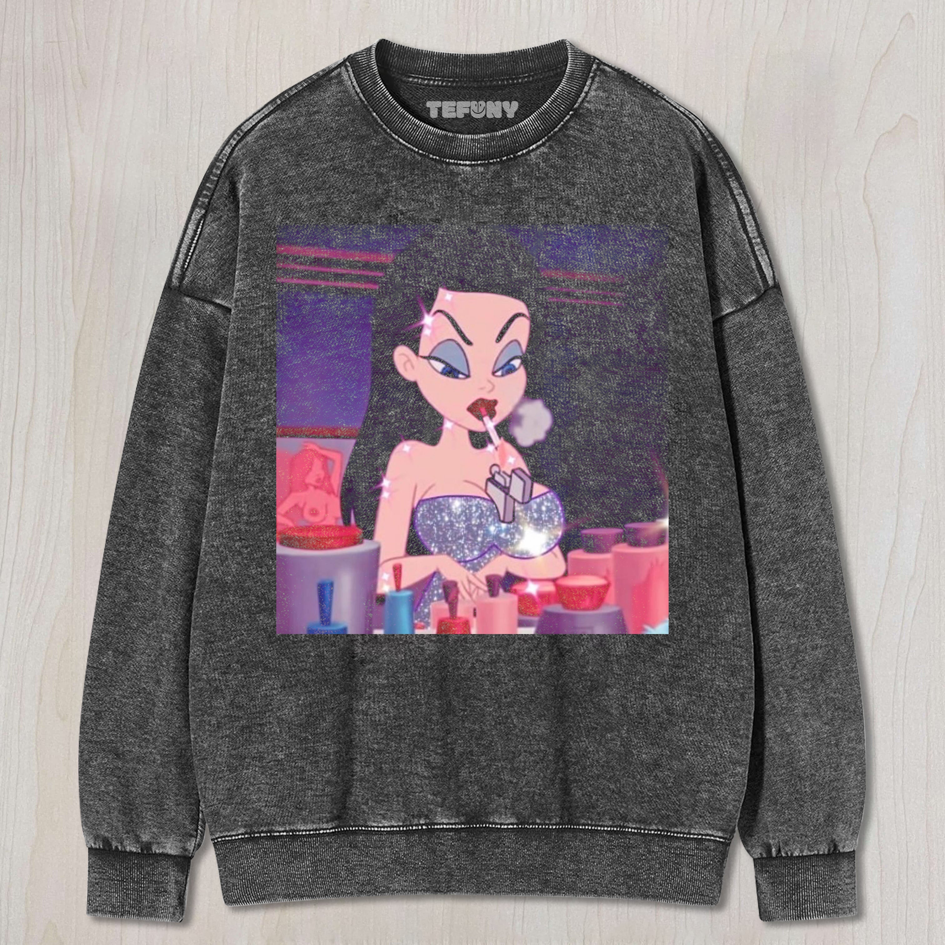 VELVET VON BLACK SMOKES T-SHIRT