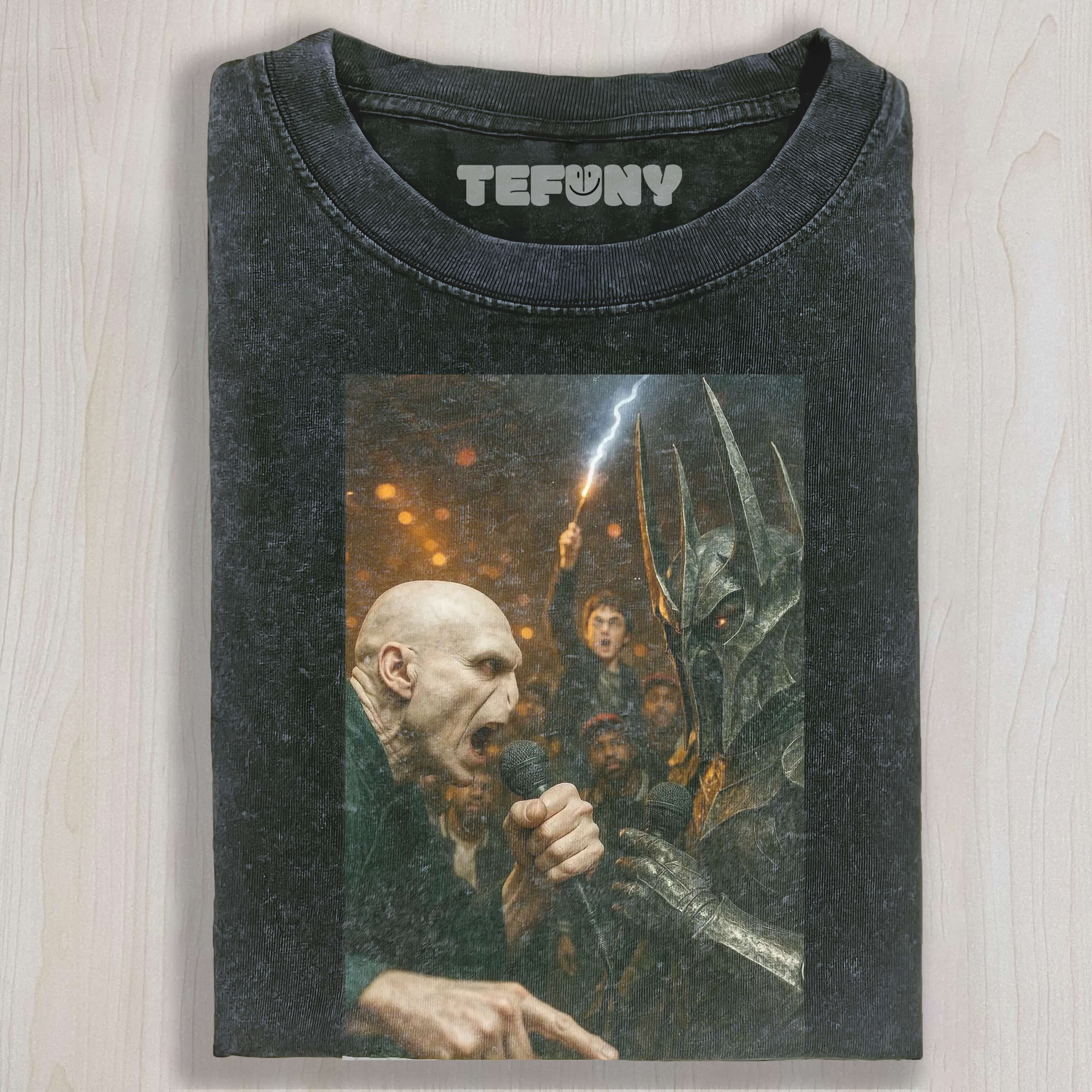 VOLDEMORT WITH MONSTER AT BASEMENT PARTY TEE & SWEAT & HOOD