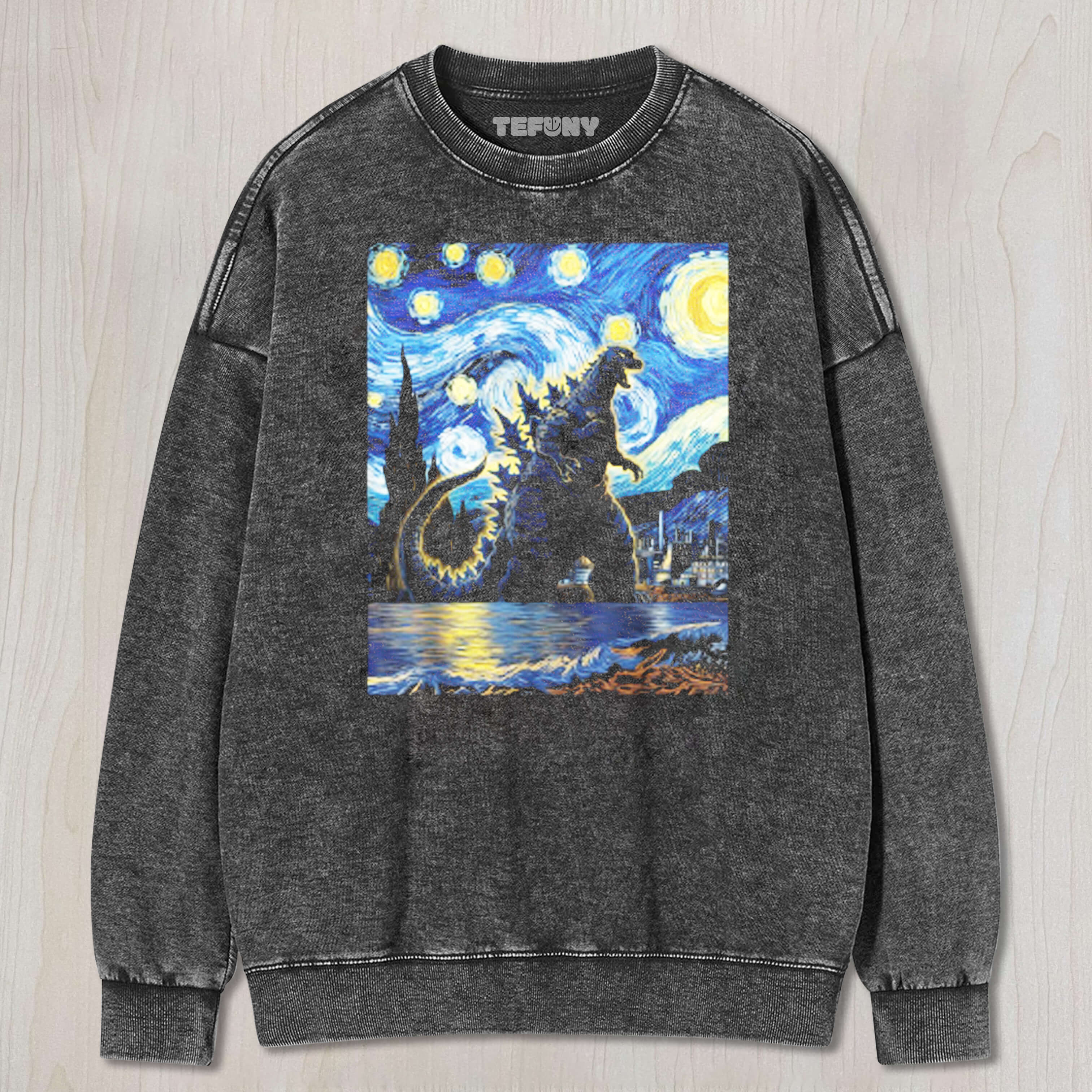 VINTAGE JAPANESE MONSTER KAIJU GOZILA TEE & SWEAT & HOOD