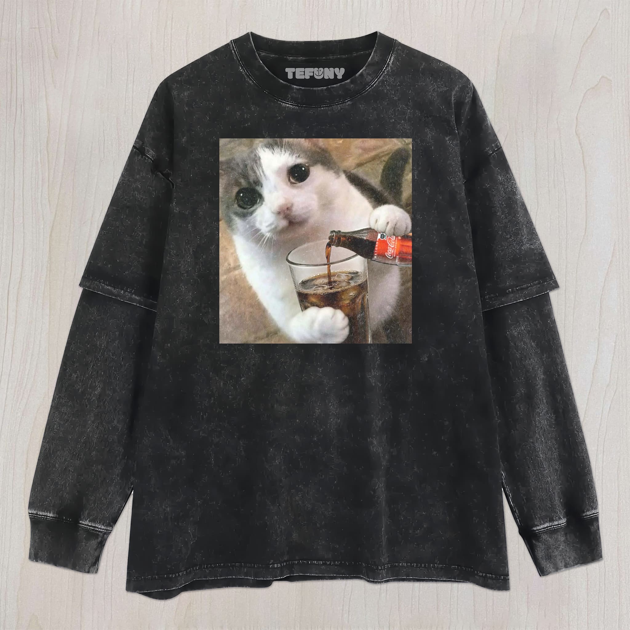 WACKY CAT V2 UNISEX TEE, TANK TOP, LAYERED LS, SWEATSHIRT & HOODIE