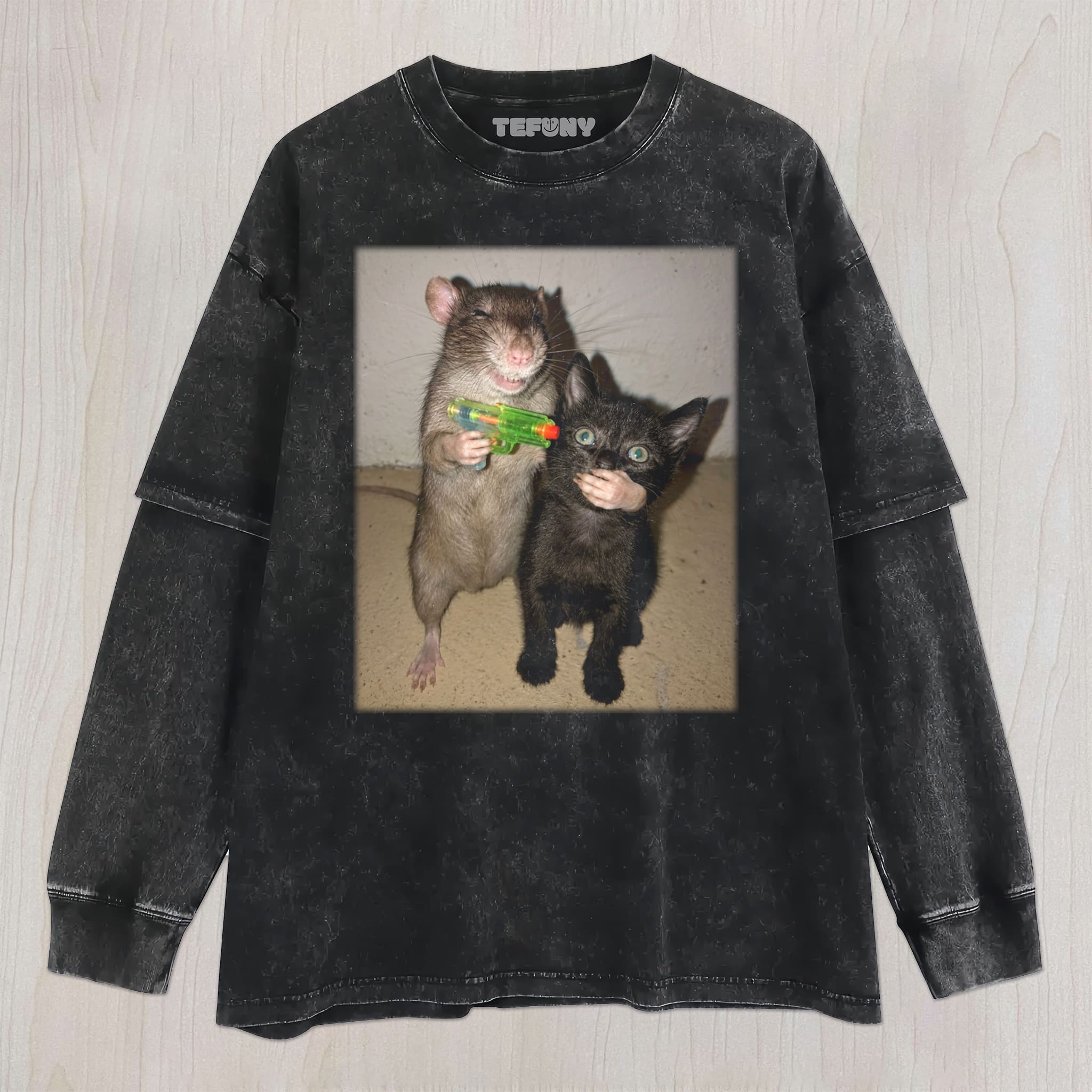 WACKY RAT V7 T-SHIRT UNISEX TEE, TANK TOP, LAYERED LS, SWEATSHIRT & HOODIE