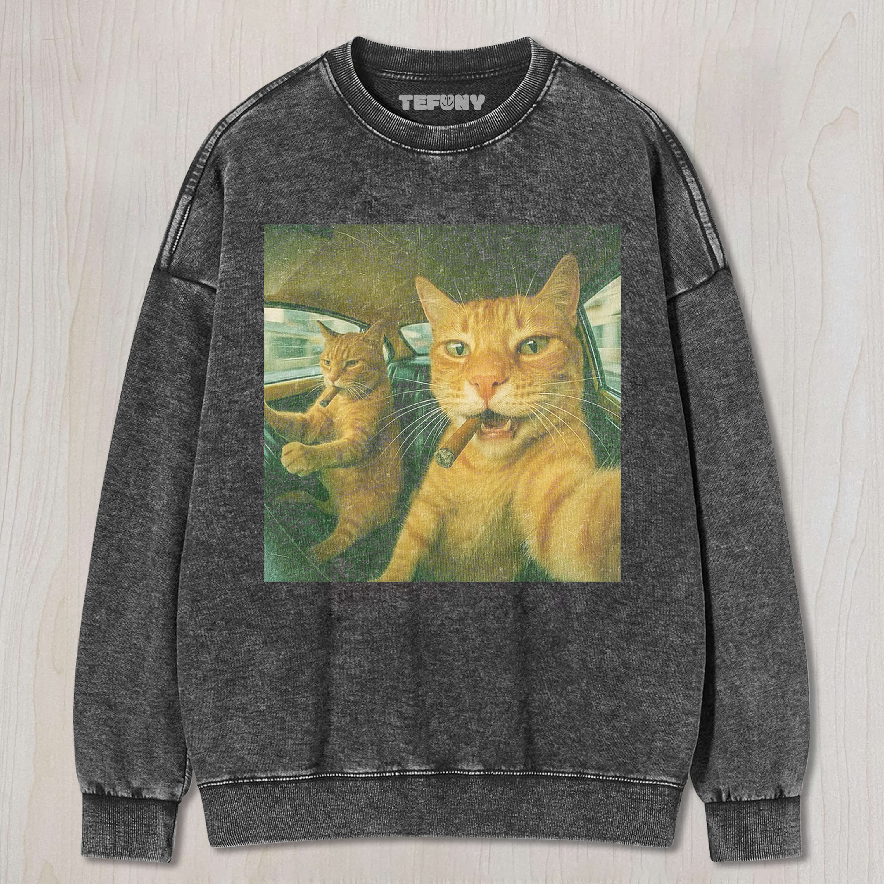 WACKY CAT T-SHIRT V9 T-SHIRT & LONG SLEEVES & HOODIES