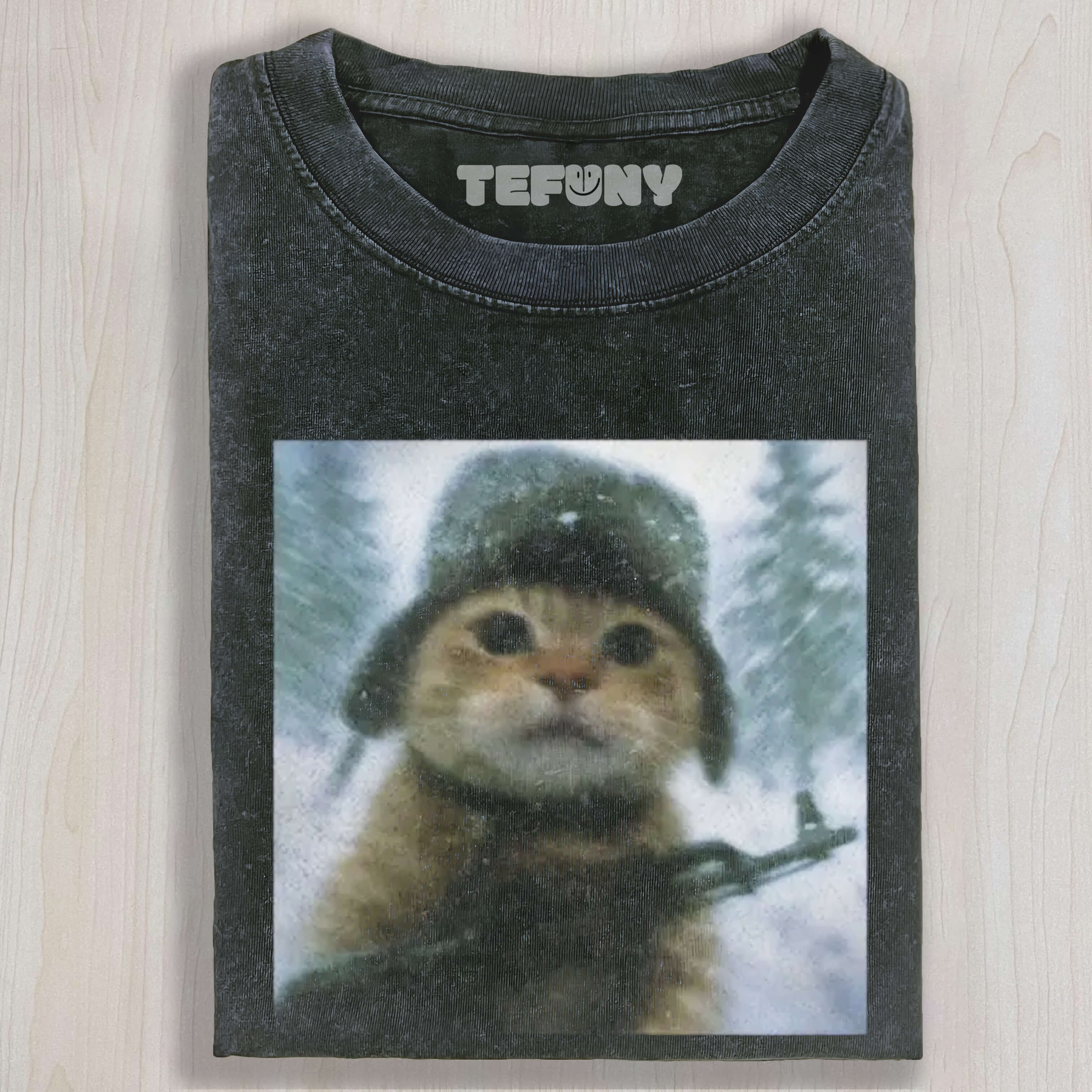 WACKY CAT VINTAGE WASHED V1 TEE & SWEAT & HOOD