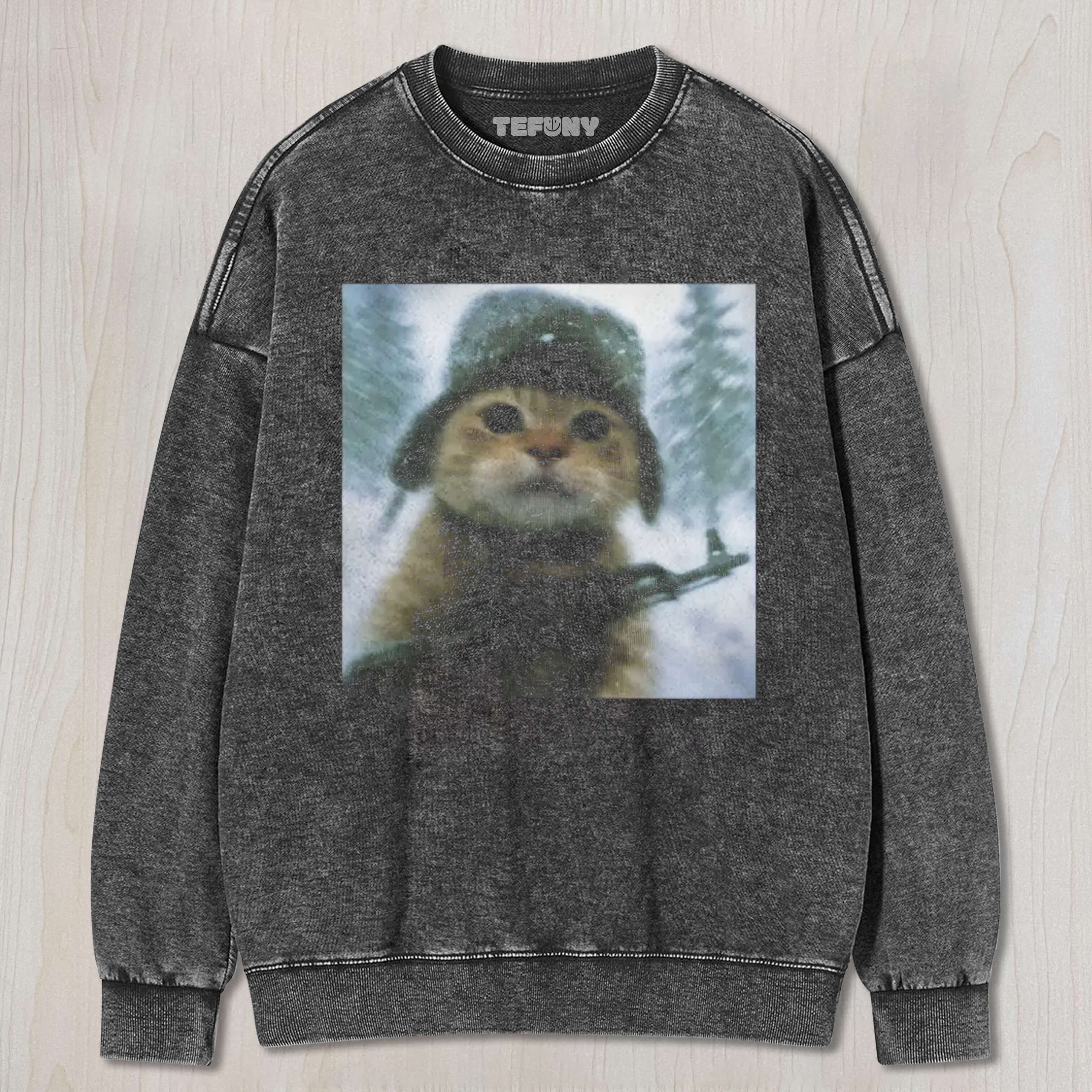 WACKY CAT VINTAGE WASHED V1 TEE & SWEAT & HOOD