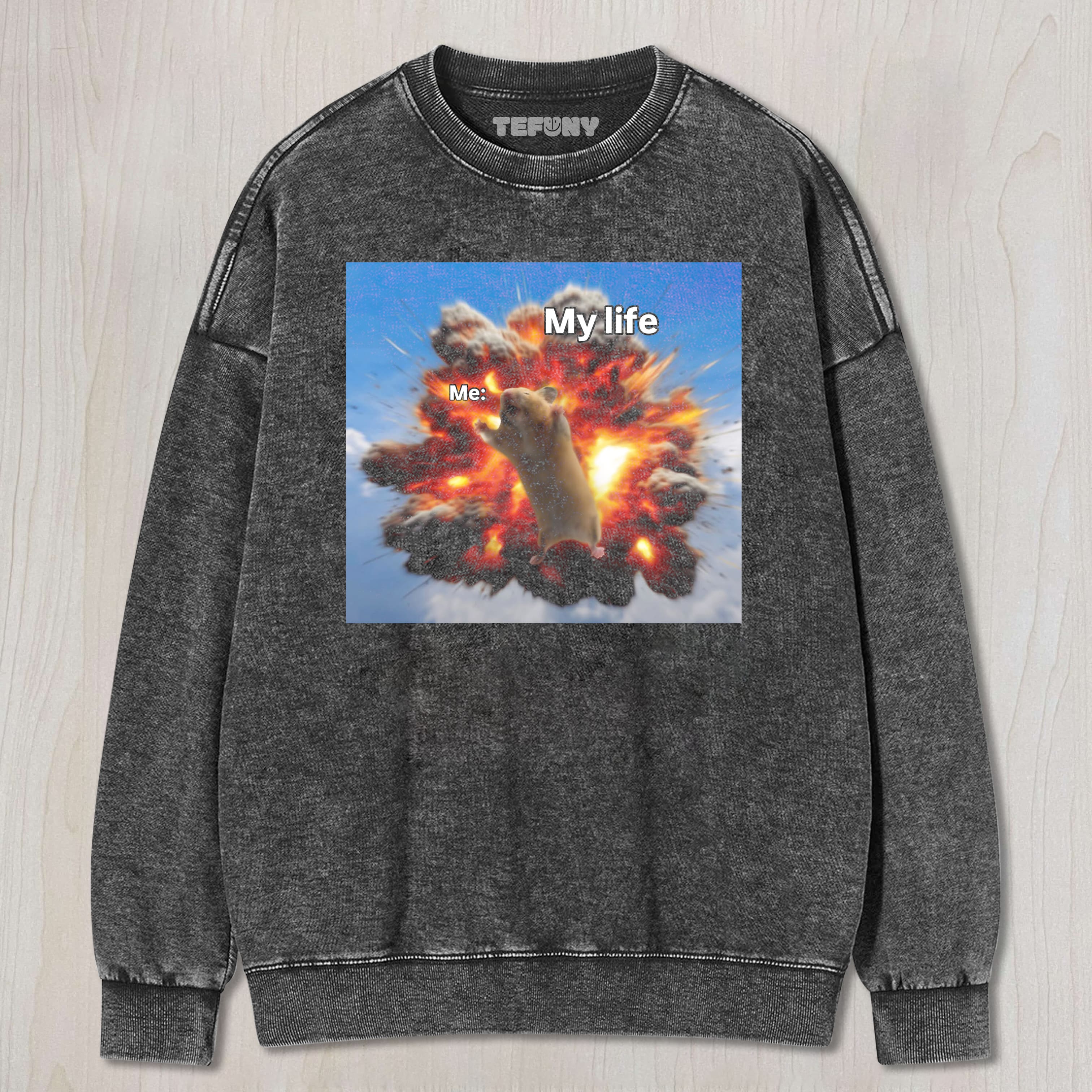 WACKY HAMSTER A3 TEE & SWEAT & HOOD
