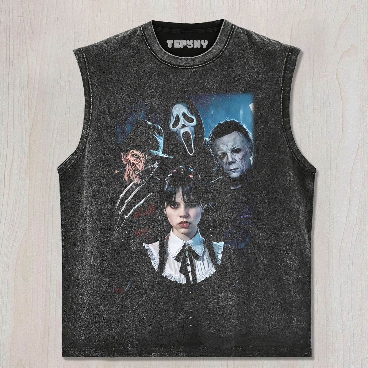 WEDNESDAY AND HORROR UNISEX TEE, TANK TOP, LAYERED LS, SWEATSHIRT & HOODIE