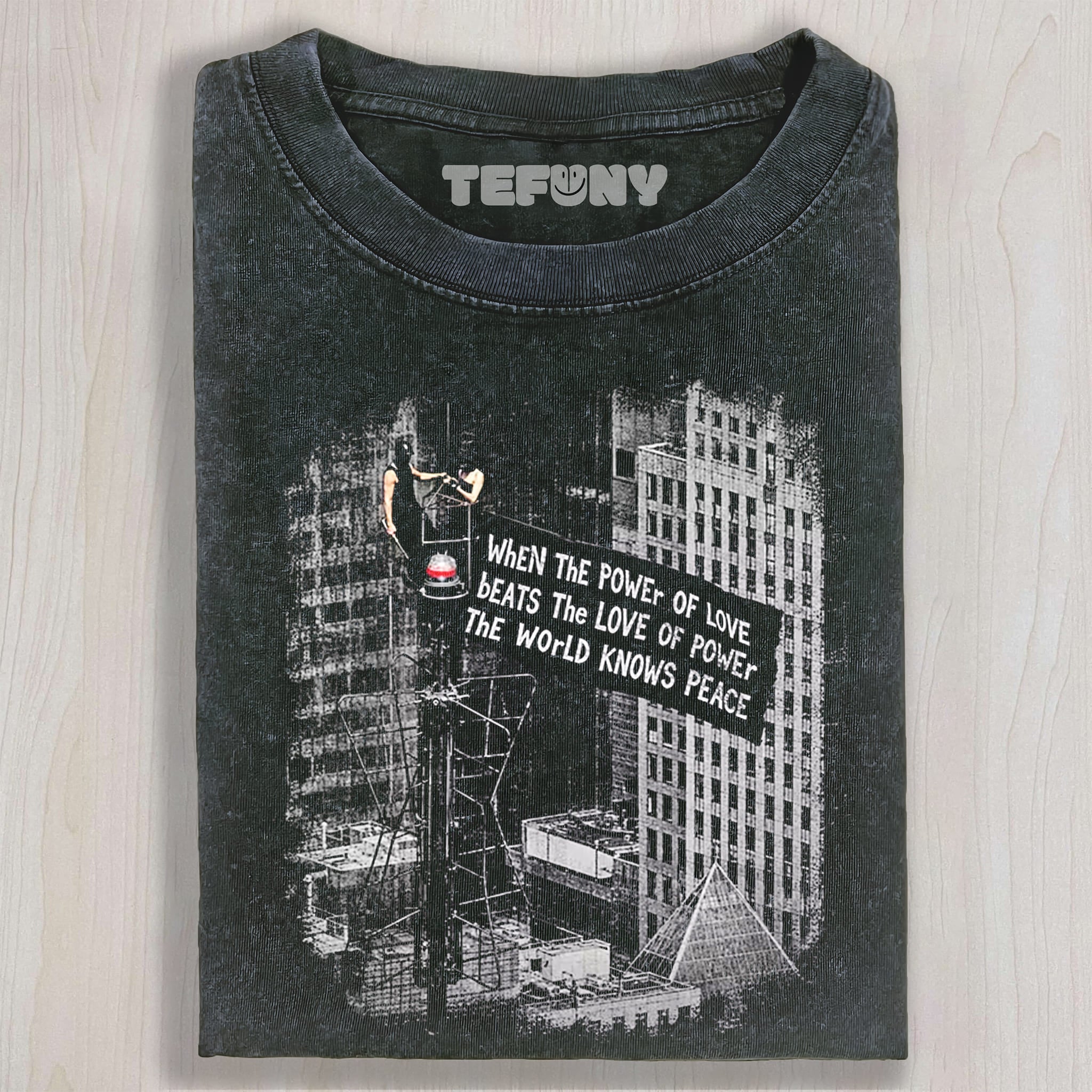 WHEN LOVE BEATS POWER V2 UNISEX TEE, TANK TOP, LAYERED LS, SWEATSHIRT & HOODIE