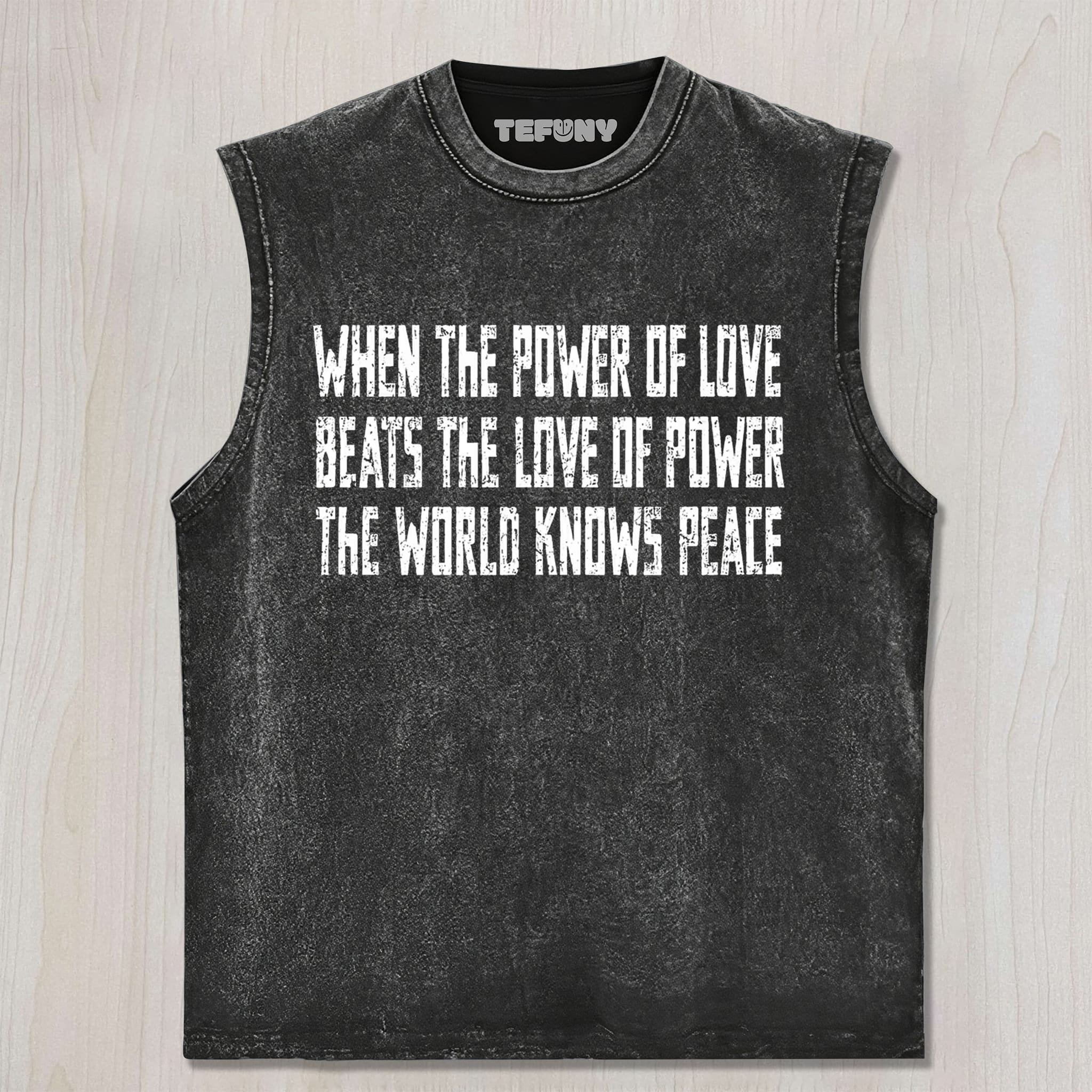 WHEN LOVE BEATS POWER V5 UNISEX TEE, TANK TOP, LAYERED LS, SWEATSHIRT & HOODIE