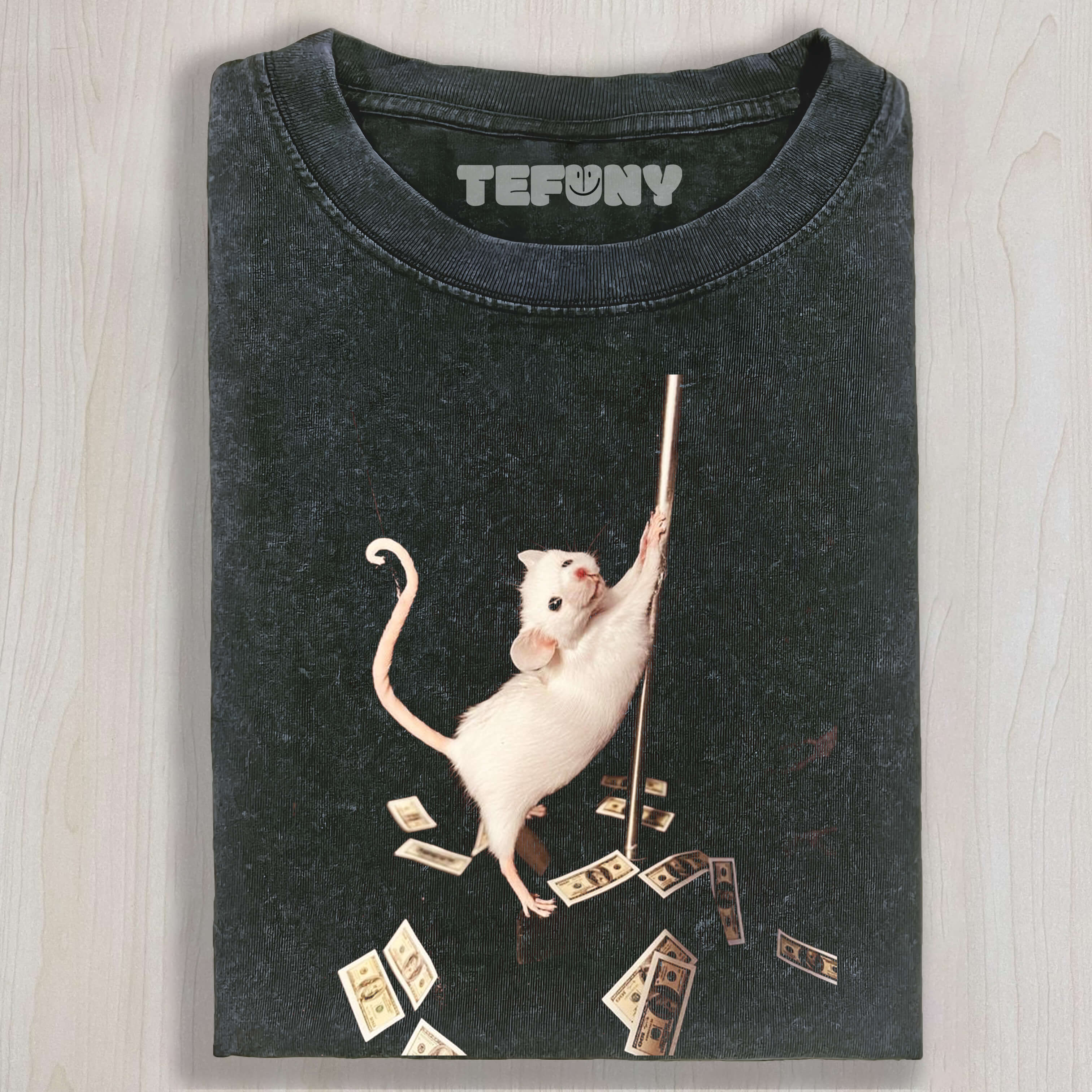 WHITE MICE DANCING ON POLES TEE & SWEAT & HOOD