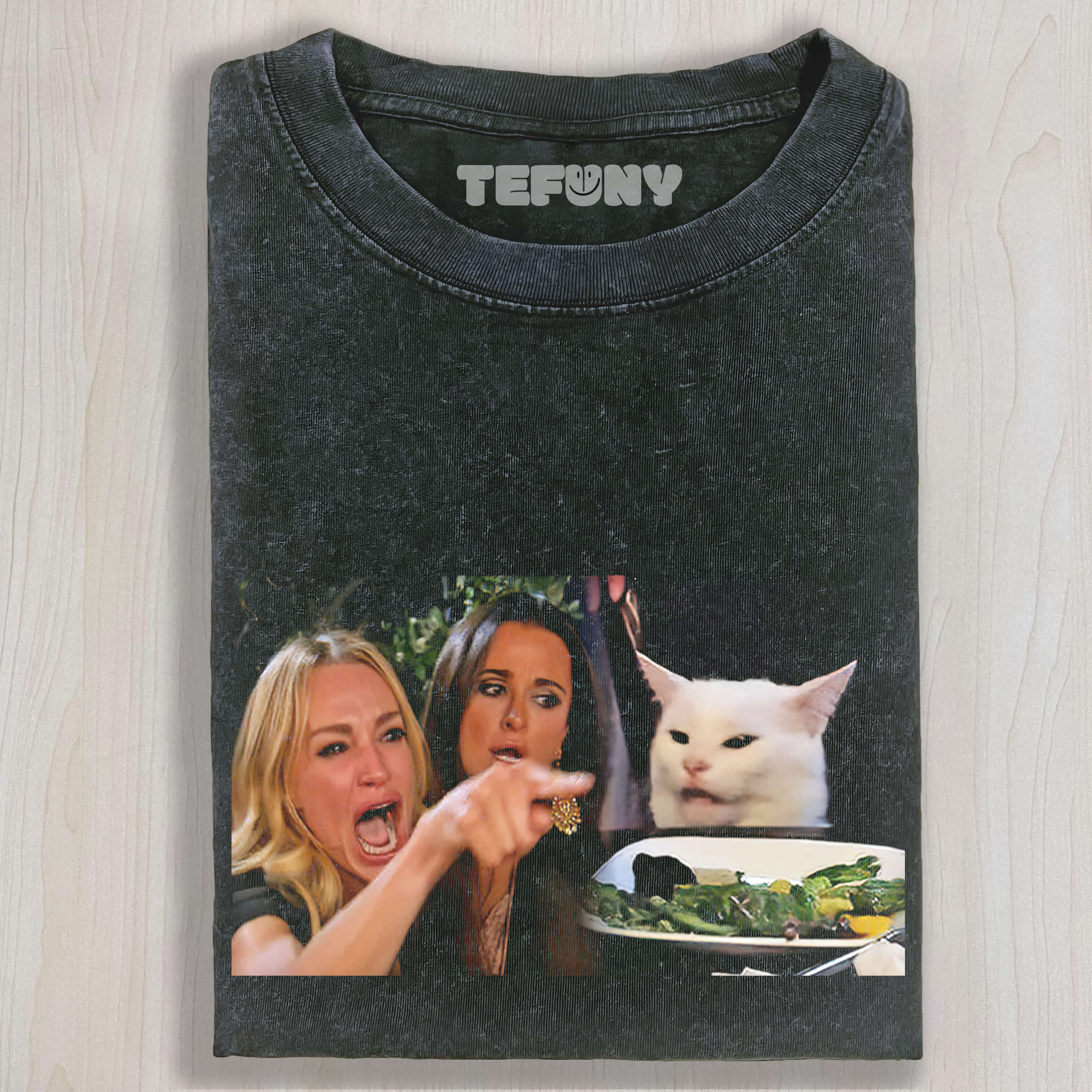 WOMAN YELLING AT A CAT TEE & SWEAT & HOOD