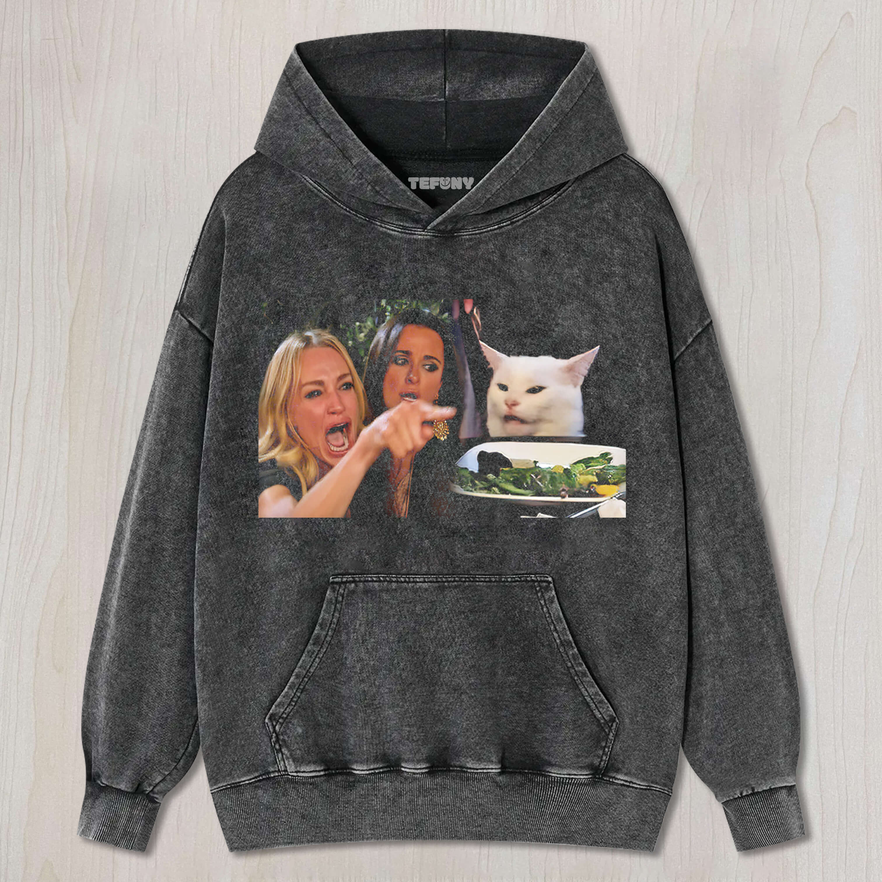 WOMAN YELLING AT A CAT TEE & SWEAT & HOOD