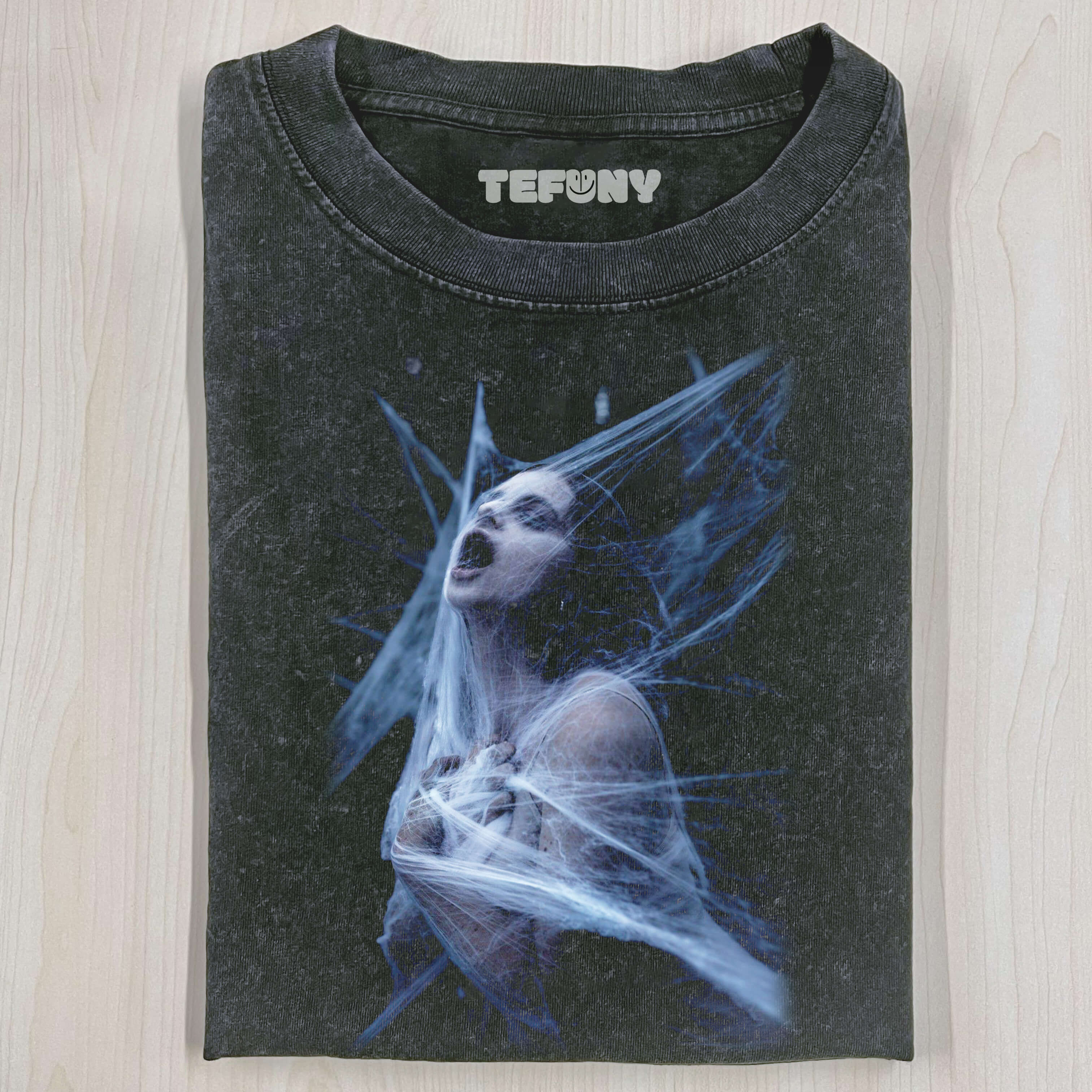 WOMAN ENTANGLED IN A NET T-SHIRT