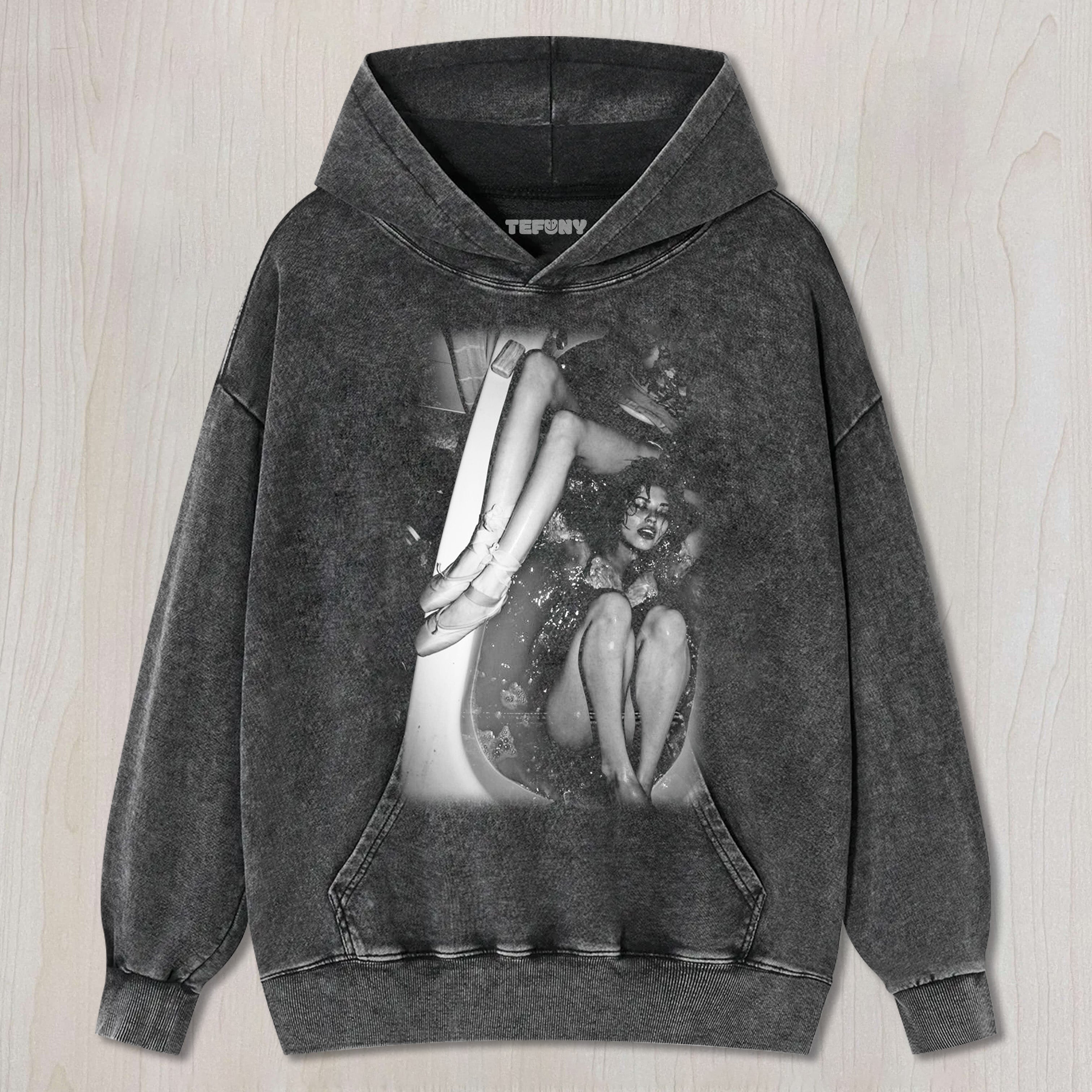 WOMAN IN BATHTUB T-SHIRT