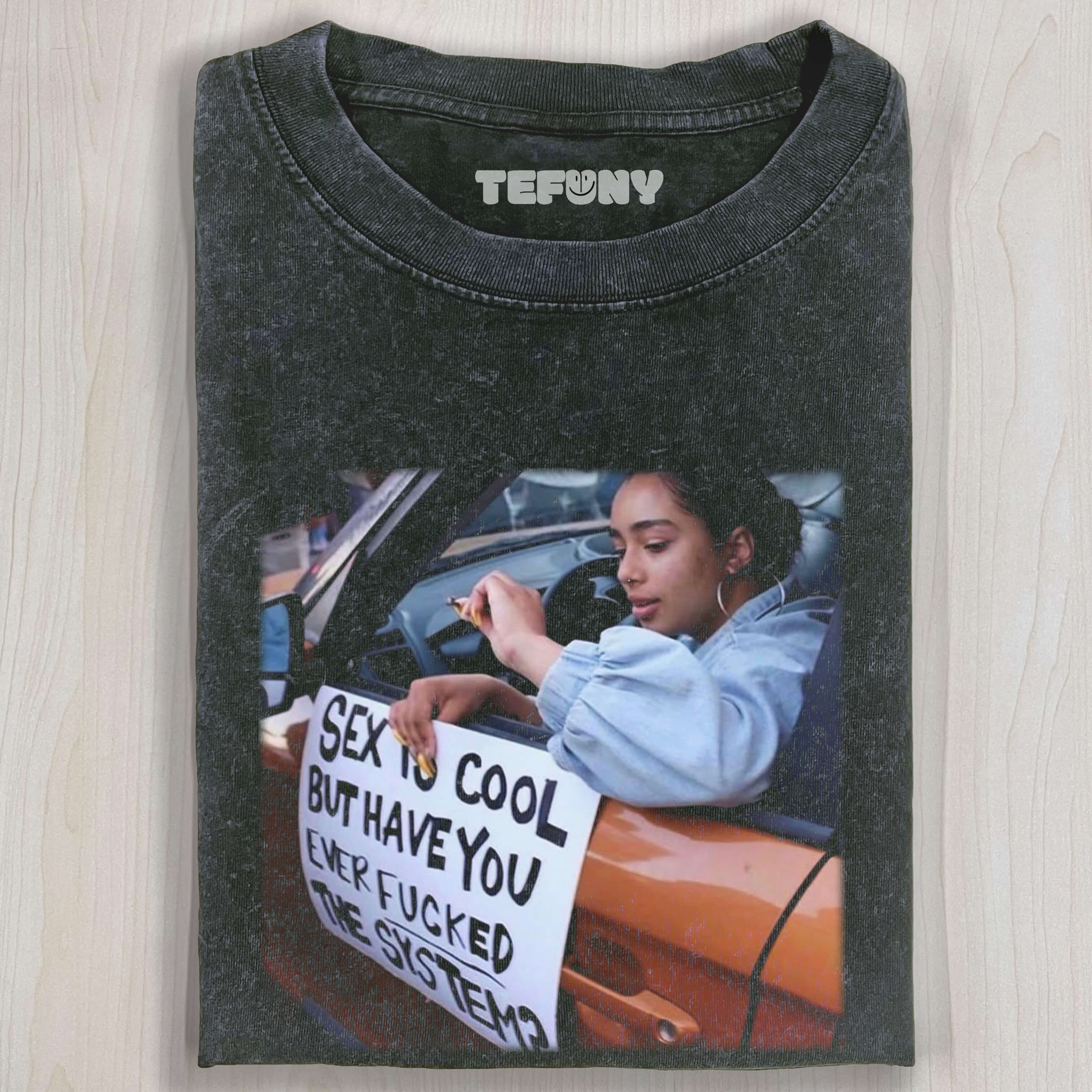 WOMAN IN THE CAR TEE