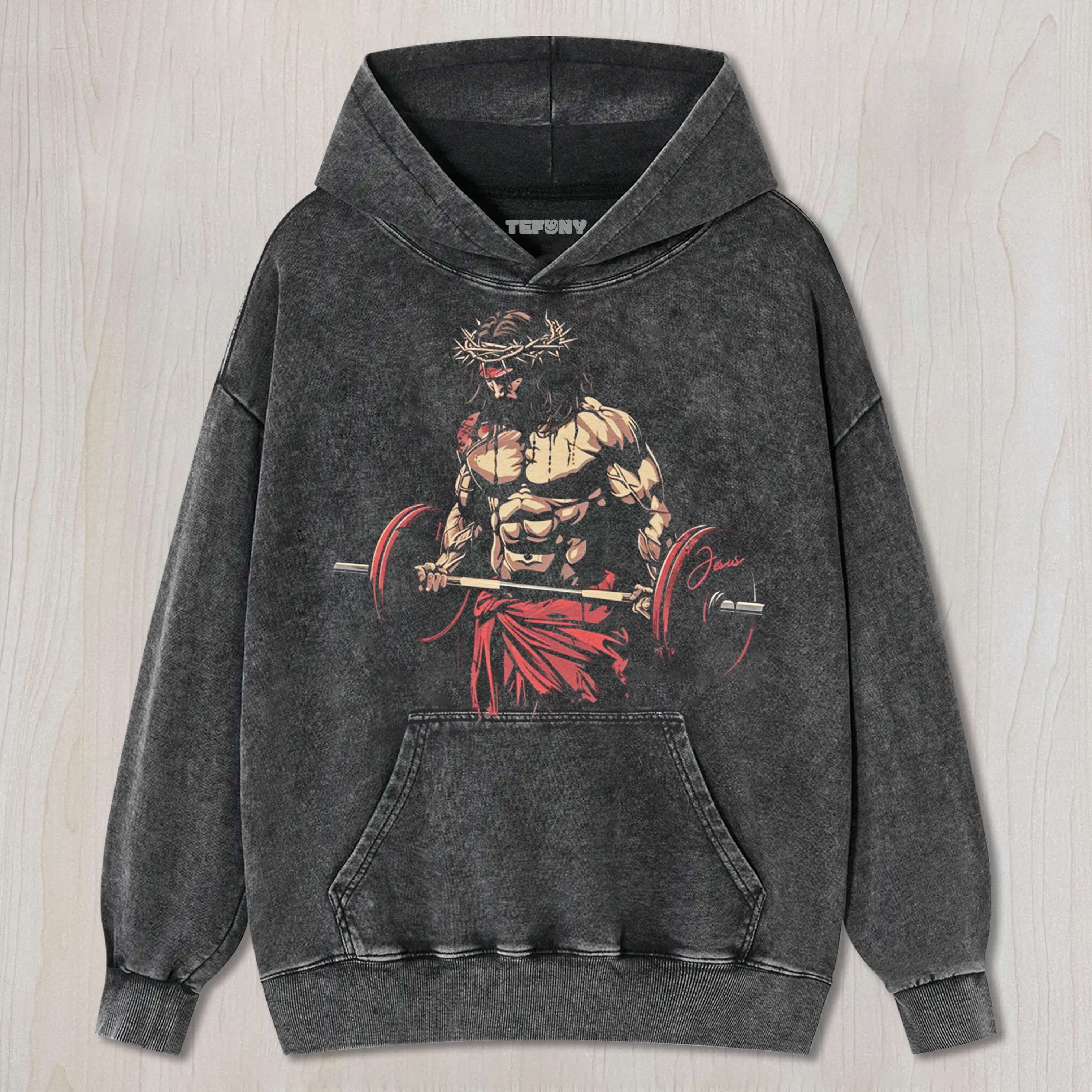 WORKOUT GYM JESUS TEE & SWEAT & HOOD