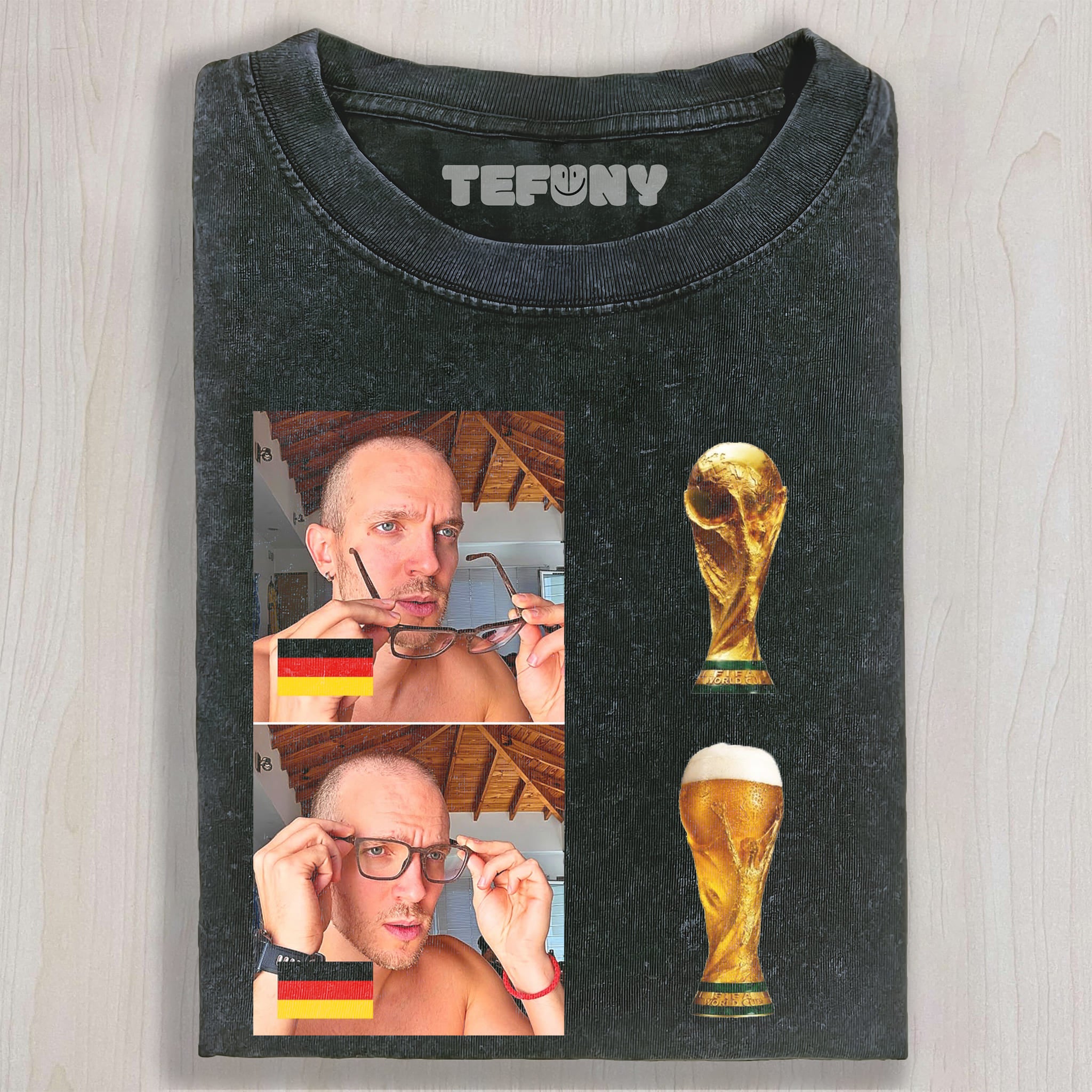 WORLD CUP FUNNY MEME UNISEX TEE, TANK TOP, LAYERED LS, SWEATSHIRT & HOODIE