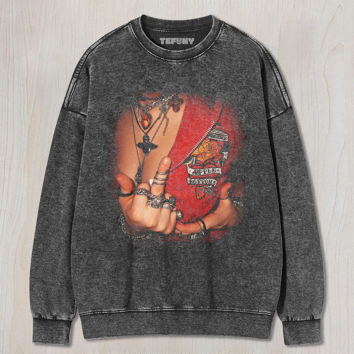 Y2K BIG & MIDDLE FINGER UNISEX TEE, TANK TOP, LAYERED LS, SWEATSHIRT & HOODIE