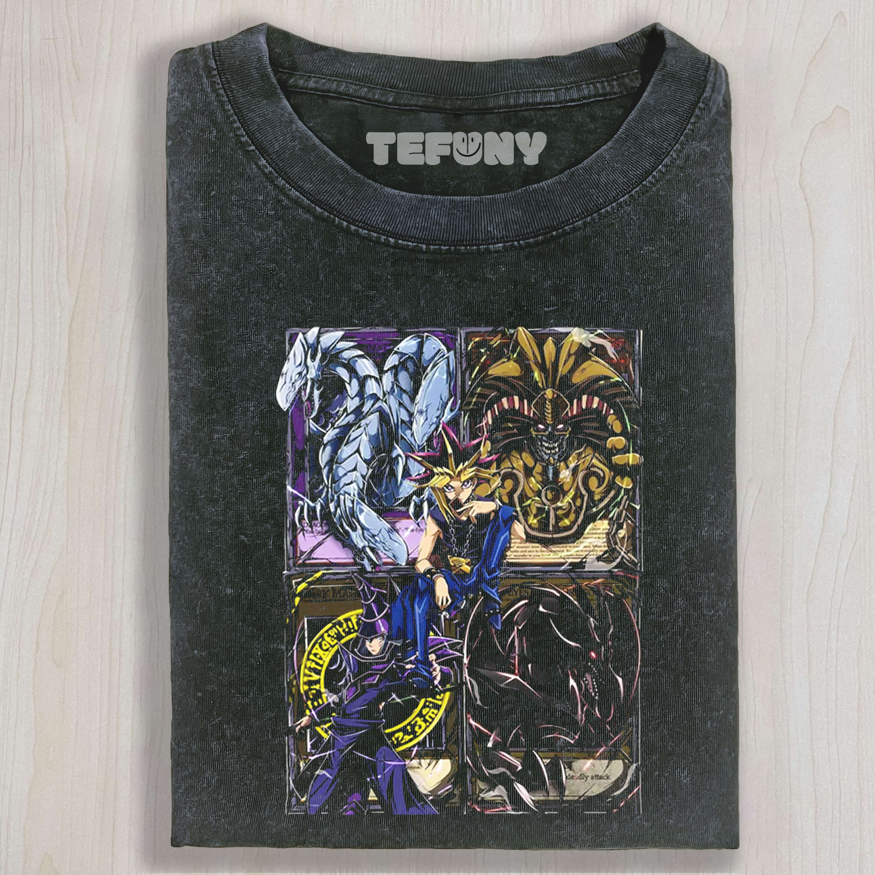 YUGIOH UNISEX WASHED TEE & SWEAT & HOOD